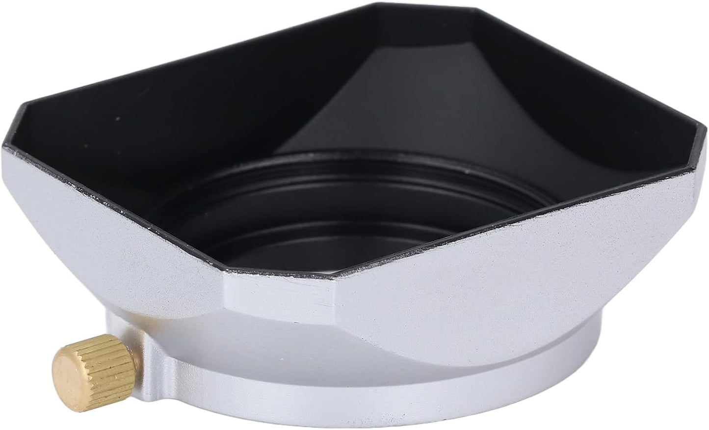 40.5MM 40.5mm Silver Retro Square Lens Hood Shade Digital Camera Mirrorless Camera Lens Lens Hood Digital Camera Lens