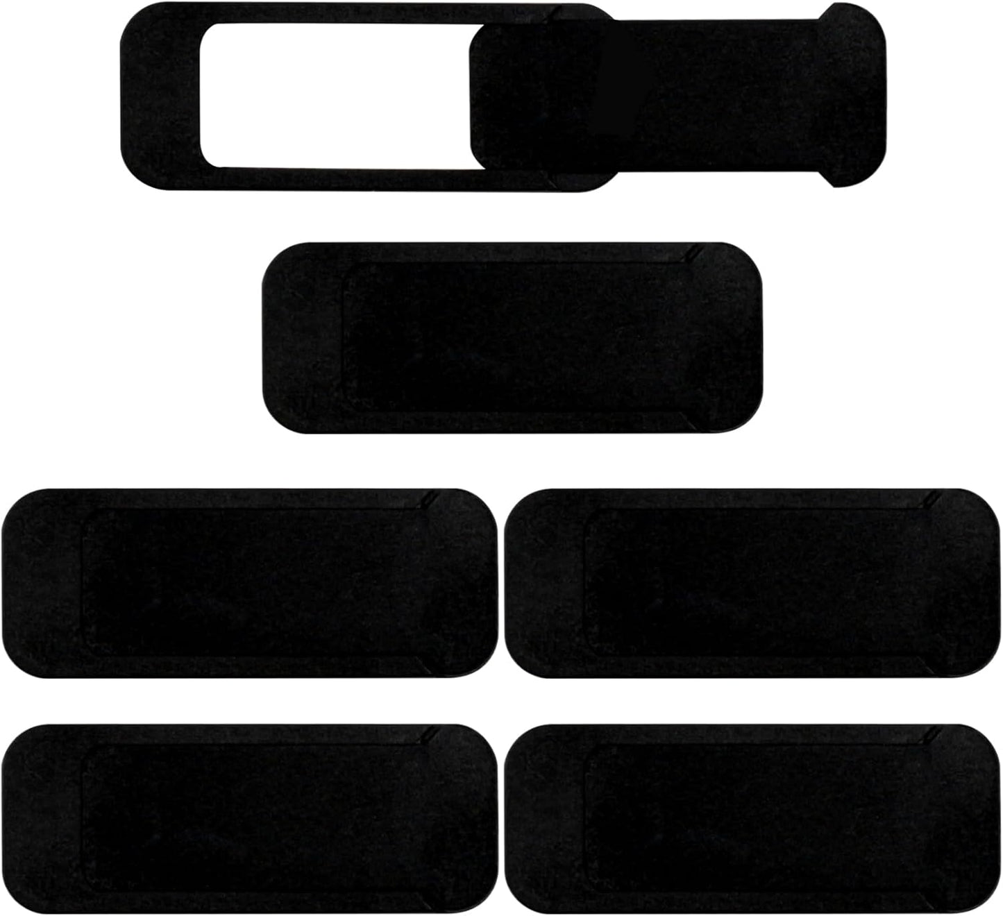 Brvlsoc (6-Pack) Webcam Cover Slide Extra-Large Privacy Shield for Laptop, Tablet, PC & Smartphone Ultra-Thin Camera