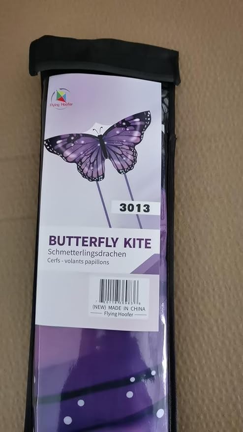 Large Butterfly Kite for Adults and Kids Ages 4-8 & 8-12 Easy to Fly, 55''X28'' Single Line Kite for Outdoor, Park or Beach.