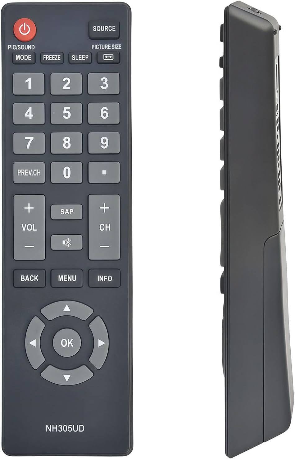 Tavether NH305UD Universal Replacement Remote Control for Emerson LCD HDTV TV