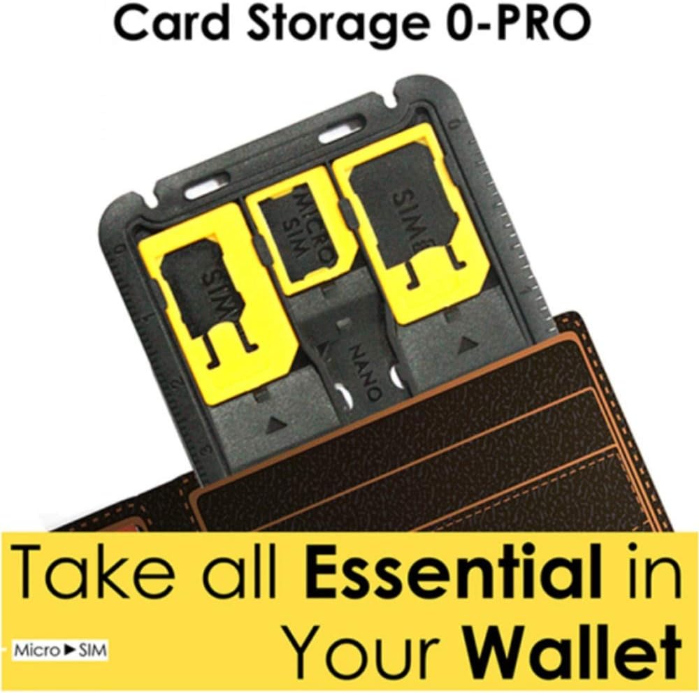 CARD DEVIL All in One Credit Card Size Slim SIM Adapter Kit With TF Reader & Tray Eject Pin, SIM Holder, Micro SD