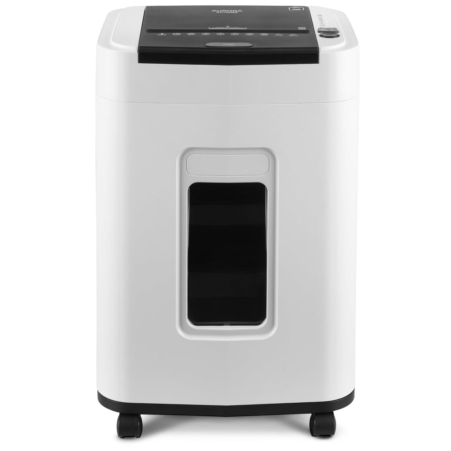 Aurora High Security 150-Sheet Auto Feed Micro-Cut Paper and Credit Card Shredder with 6.3 Gallon Pullout Basket / 60 Minutes/Security Level P-4