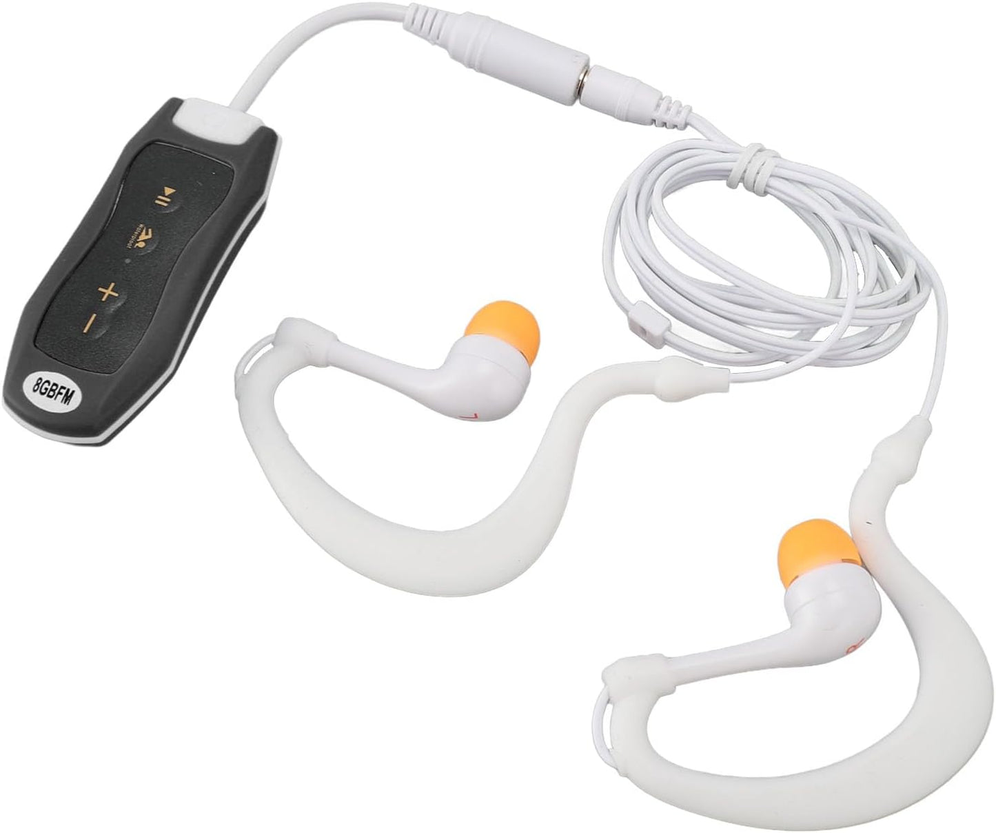 Hamwesh MP3 IPX8 8GB MP3 Swimming, Swimming (8GB) Player, USB Rechargeable for Underwater Player with Hydrodynamic