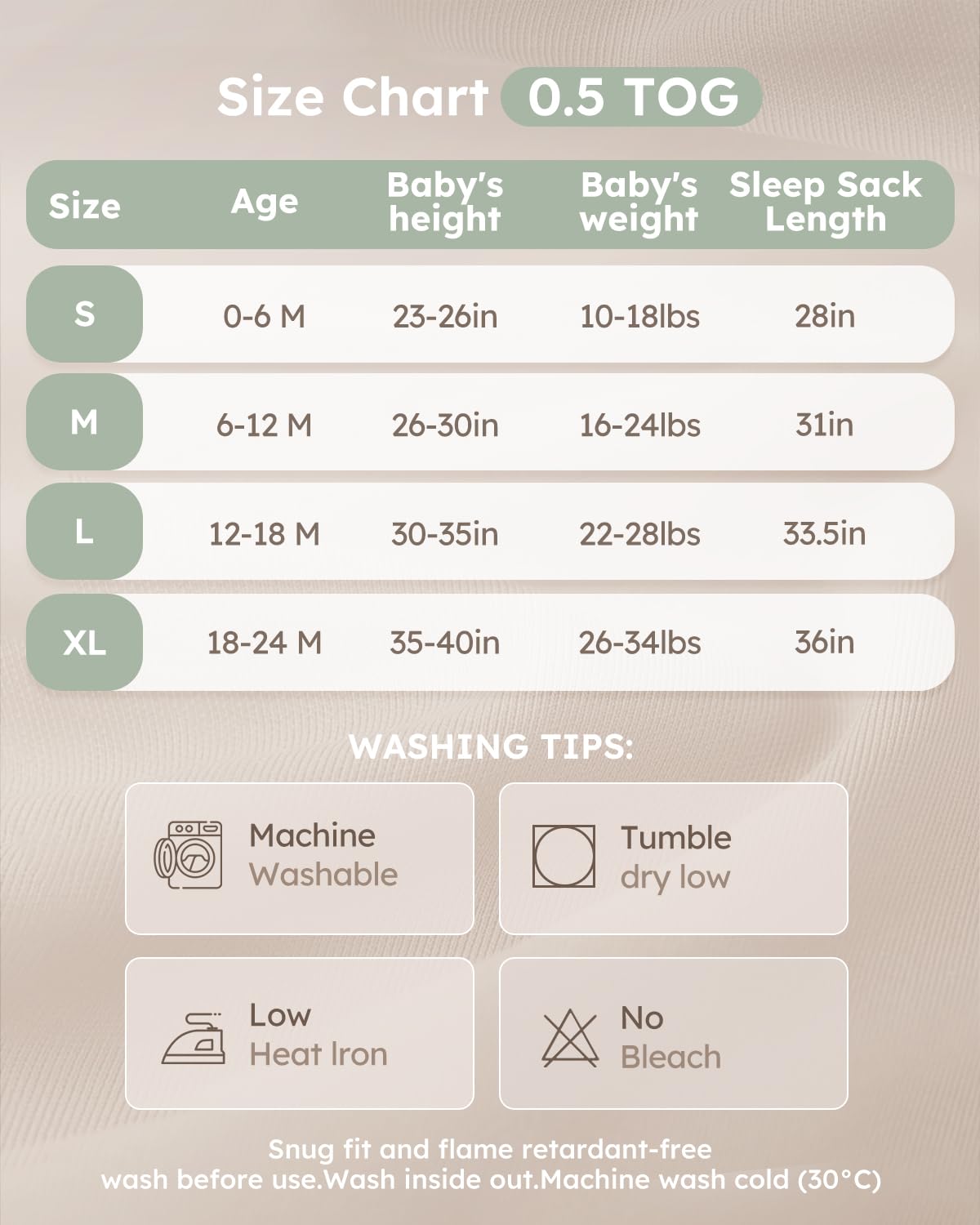 Yoofoss Baby Sleep Sack - Super Soft Bamboo Wearable Blanket for Infants 12-18 Months | 2-Way Zipper, Blue & Green