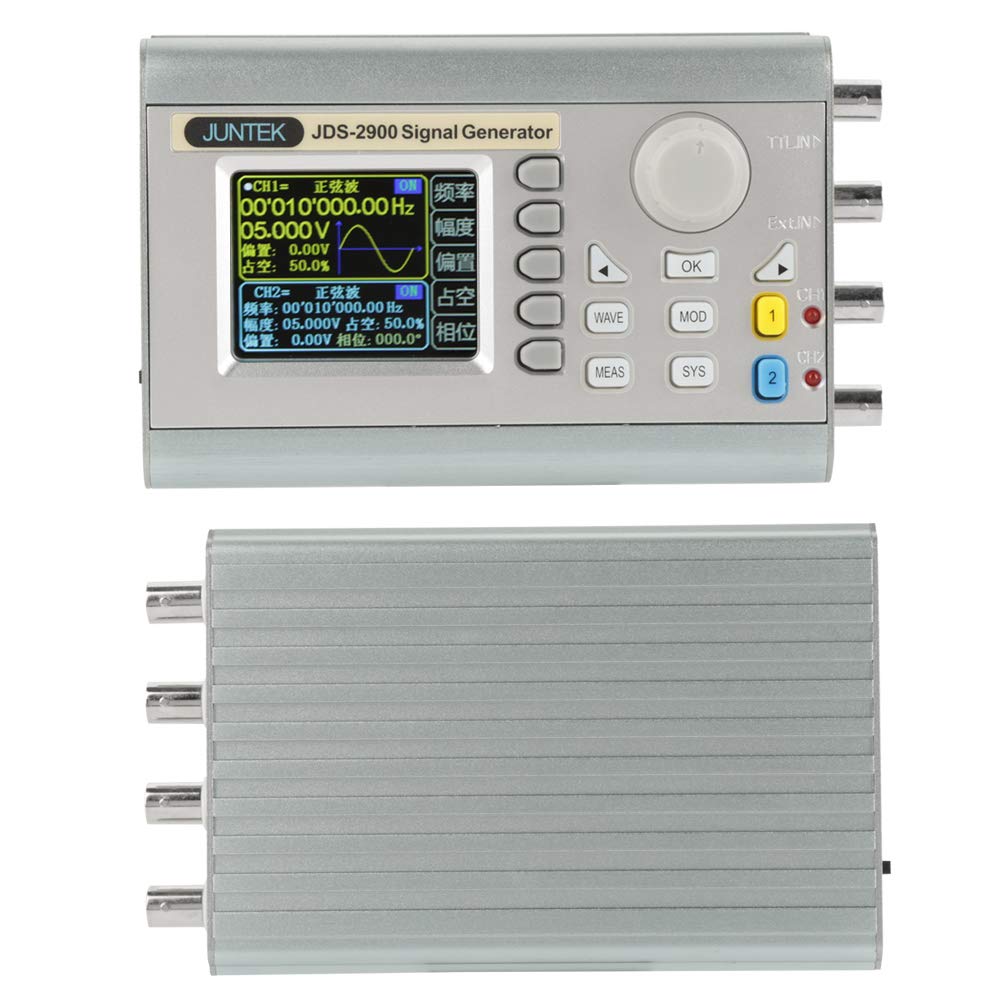 JDS2900 DDS Generator Counter 15MHz 30MHz 40MHz 50MHz 60MHz High Exactness Dua Channel Arbitrary Waveform Function Generator Frequency Meter 266MSa/s(60MHz)