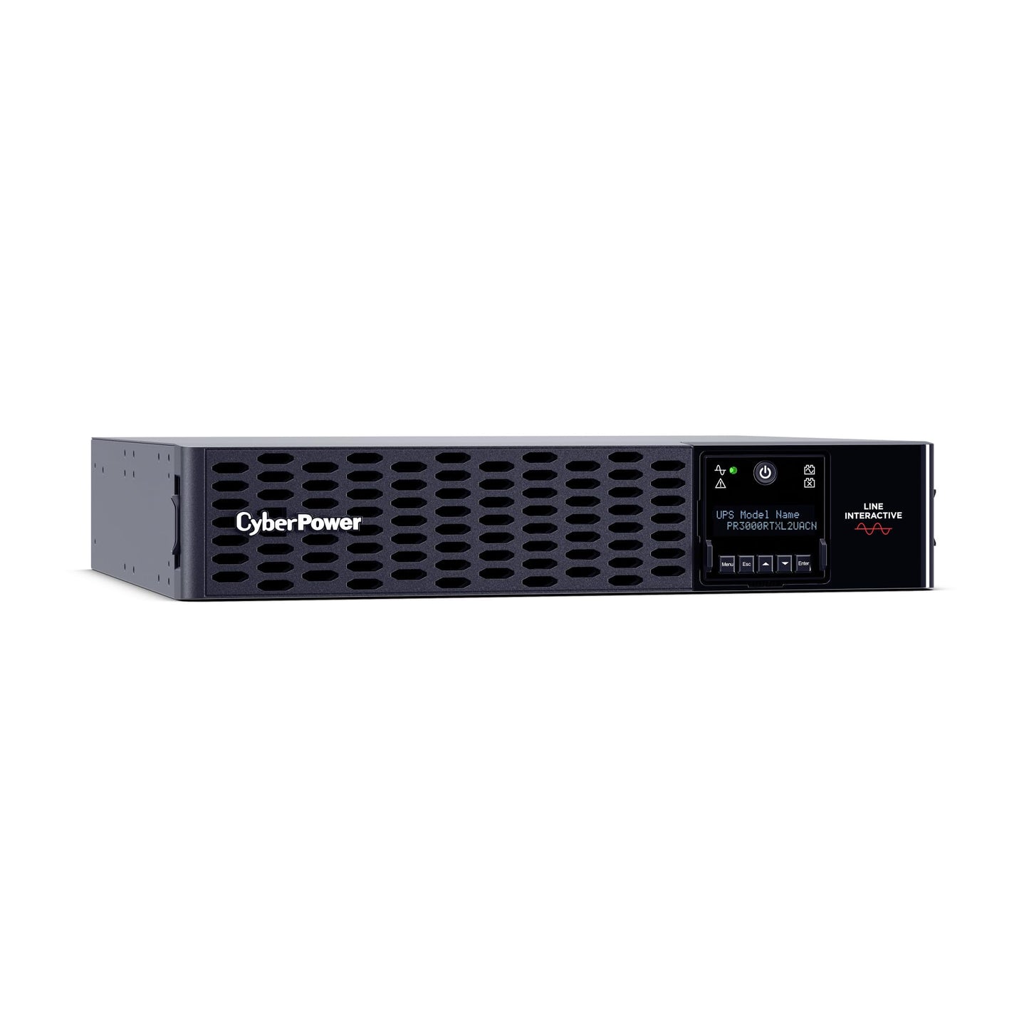 CyberPower PR3000RTXL2UACN Smart App Sinewave UPS System, 3000VA/3000W, 9 Outlets, 2U Rack/Tower, RMCARD205 Pre-Installed, EBM Option, Built-in Cloud Monitoring, UL Certified
