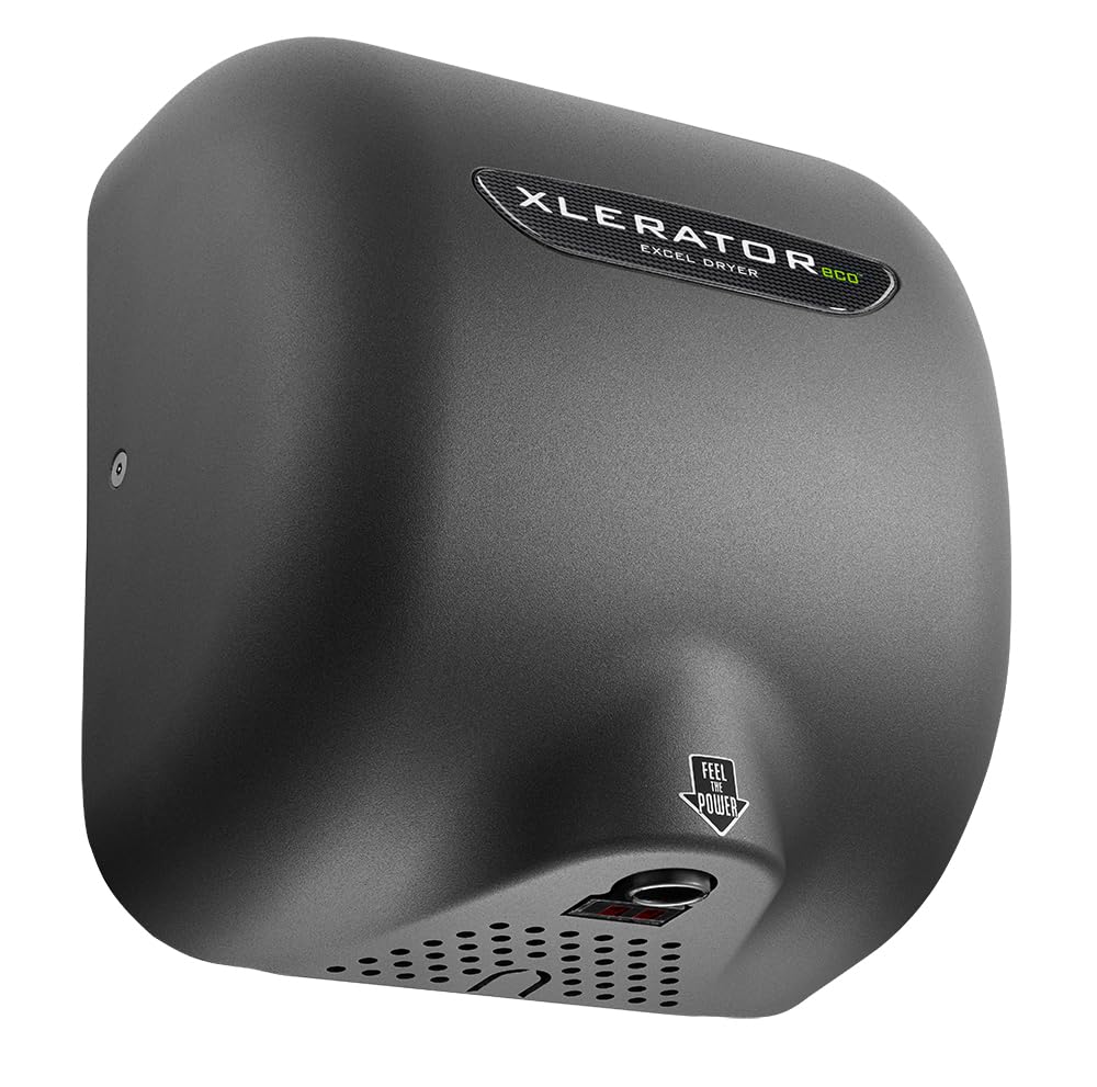 Excel Dryer XL-GR-ECO XLERATOR Hand Dryer Textured Graphite Cover 110-120V