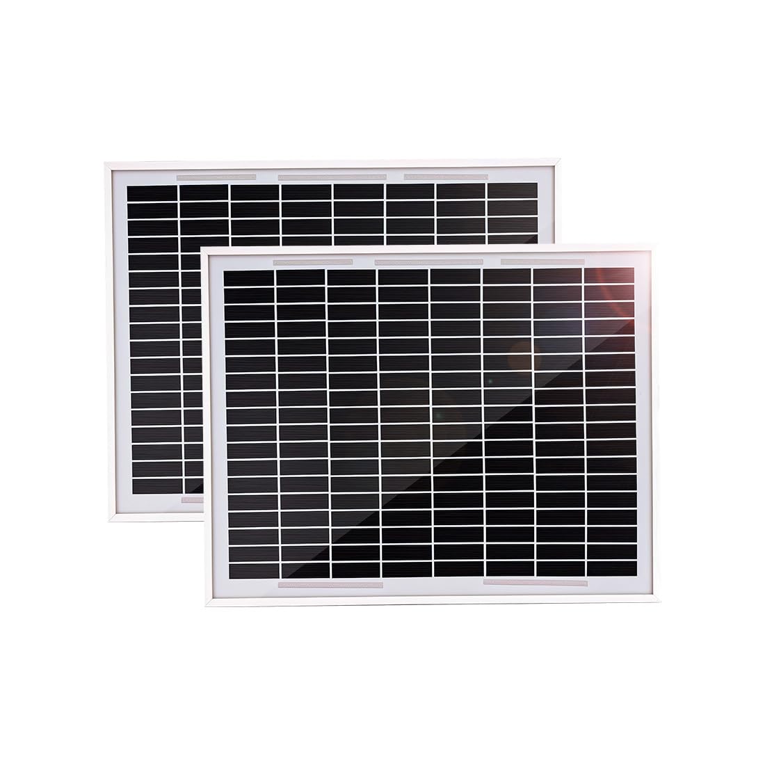 TOPENS TSQ20W Solar Panel 20-Watt 24V Monocrystalline Solar Panel Kit, for Gate Opener, Boat, Yacht, RV, Caravan, Golf Car, Street Lamp, Garden Light and Farm Equipment