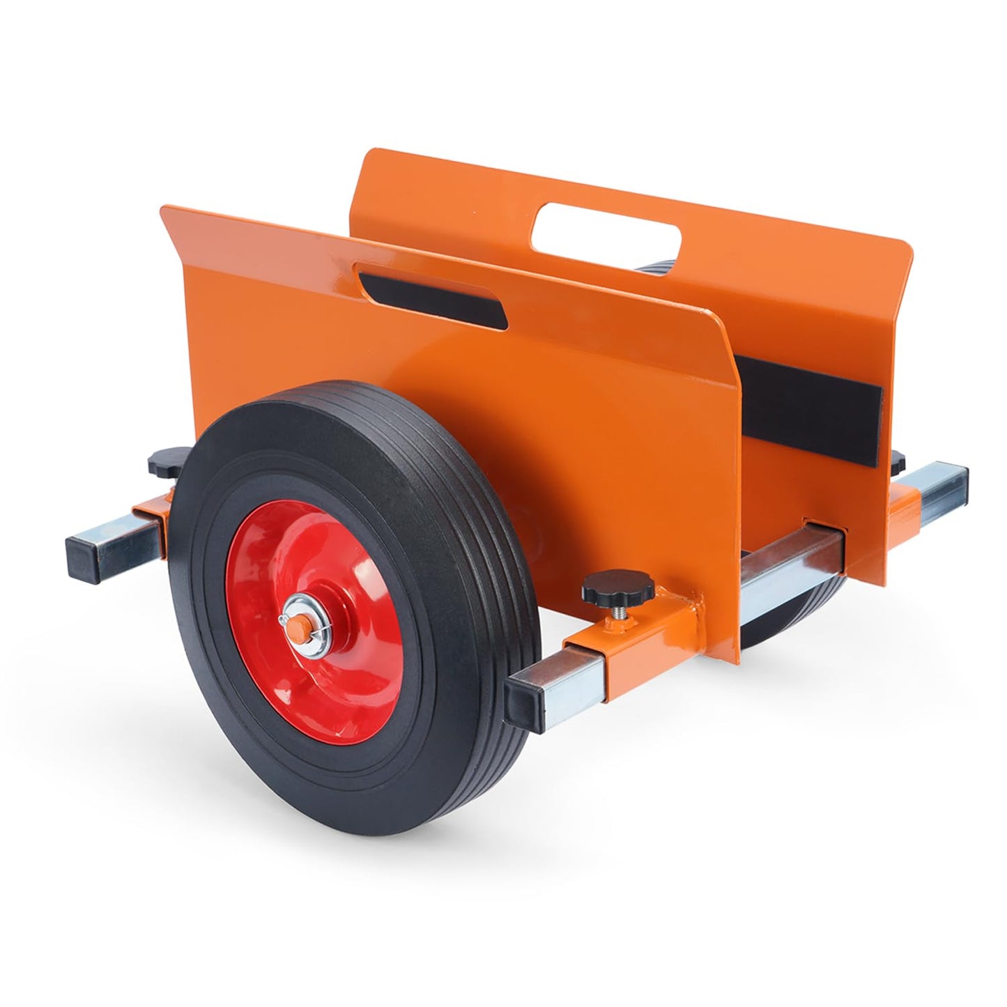 AIWFL Panel Dolly Heavy Duty Door Cart 1100LBS Capacity Slab Dolly Adjustable Drywall Mover with 10" Solid Wheels Panel Cart for Drywall Sheet Material Handling All Terrain Moving