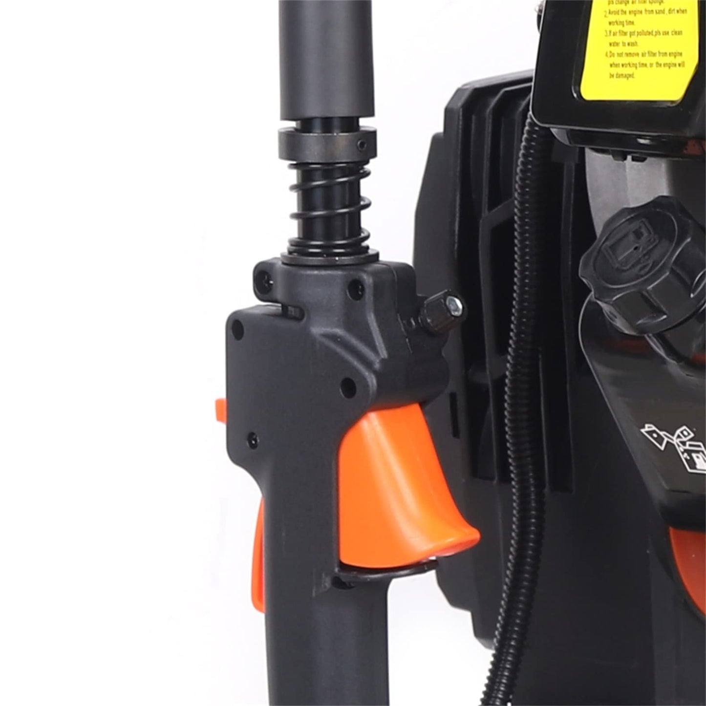 awolsrgiop Gas Powered T-Post Driver, 52cc 2-stroke Gasoline Engine Pile Driver Cylinder Portable Gas Powered Farm Fence Post Pounder Pile Driver Engine for Piling, Stone Breaking, Trenching, Ramming