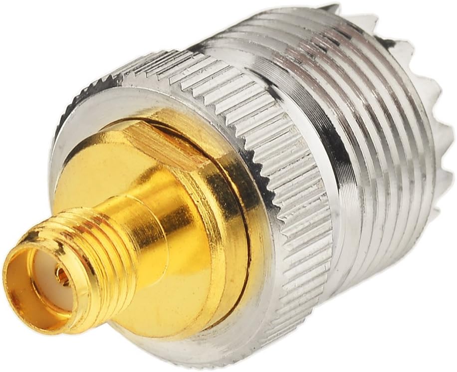 Eightwood 136-174MHz 400-480MHz PL259 SO239 Car Mobile Ham Radio Antenna High Gain Dual Band VHF UHF Male Antennae