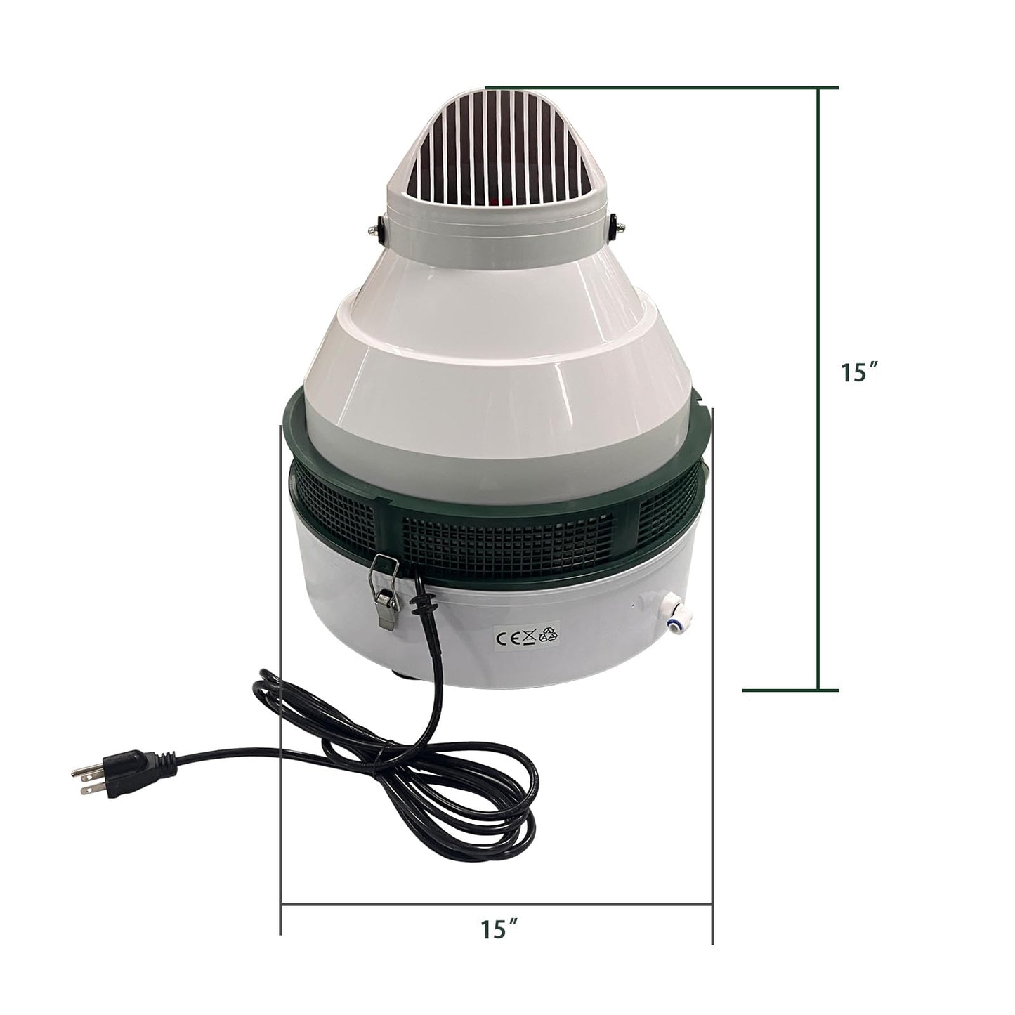 200 Pint Air Humidifier Commercial Grade Mist And Mist Hydroponic Growth Chamber，Industrial Grade Humidifier With Multi-Directional Fogging Head, Indoor Plant For Large Rooms