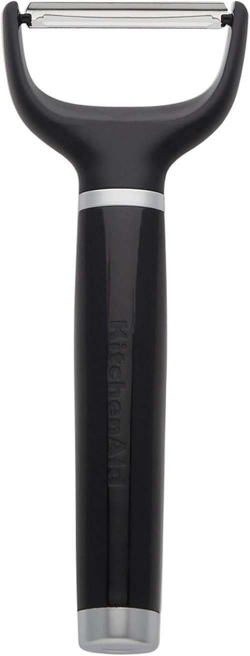 KitchenAid Y Peeler - Ergonomic Handle, Single Edge Blade, Dishwasher Safe with Cover