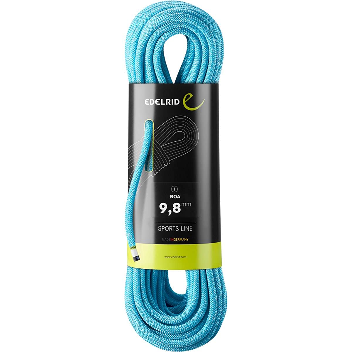 EDELRID Boa 9.8mm Dynamic Climbing Rope - Blue 40m