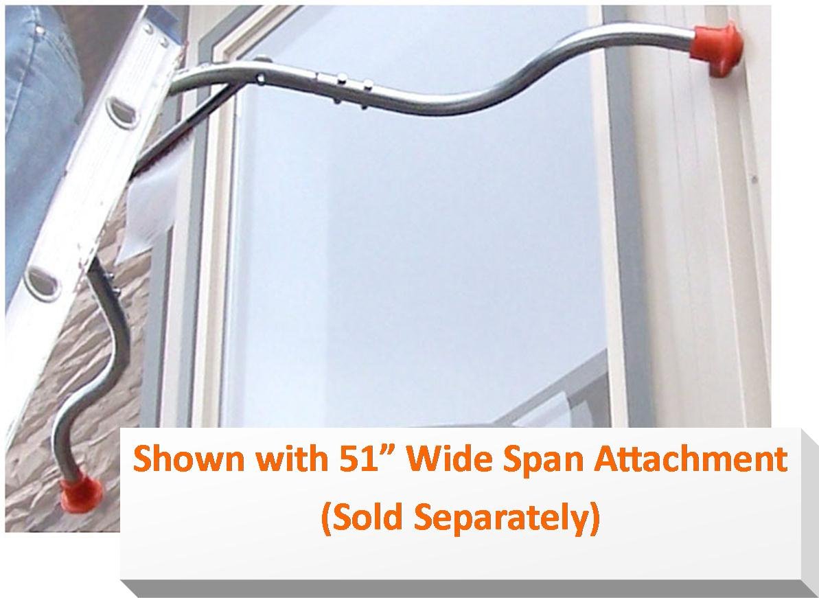 Multi-Pro Ladder Standoff for Corners and More, Heavy Duty Stabilizer, for Varying Depths, Add Safety and Stability for Gutter Cleaning and Roof Access
