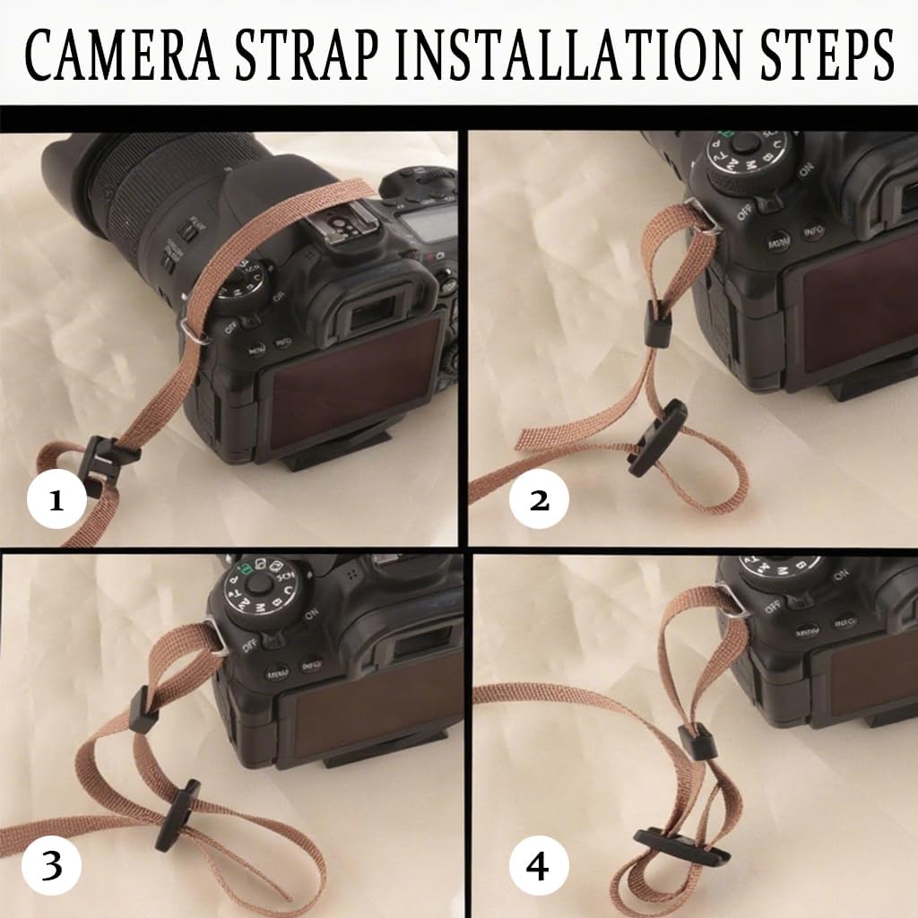 Handmade Premium Vintage Leather Neck Strap for DSLR/Mirrorless Cameras