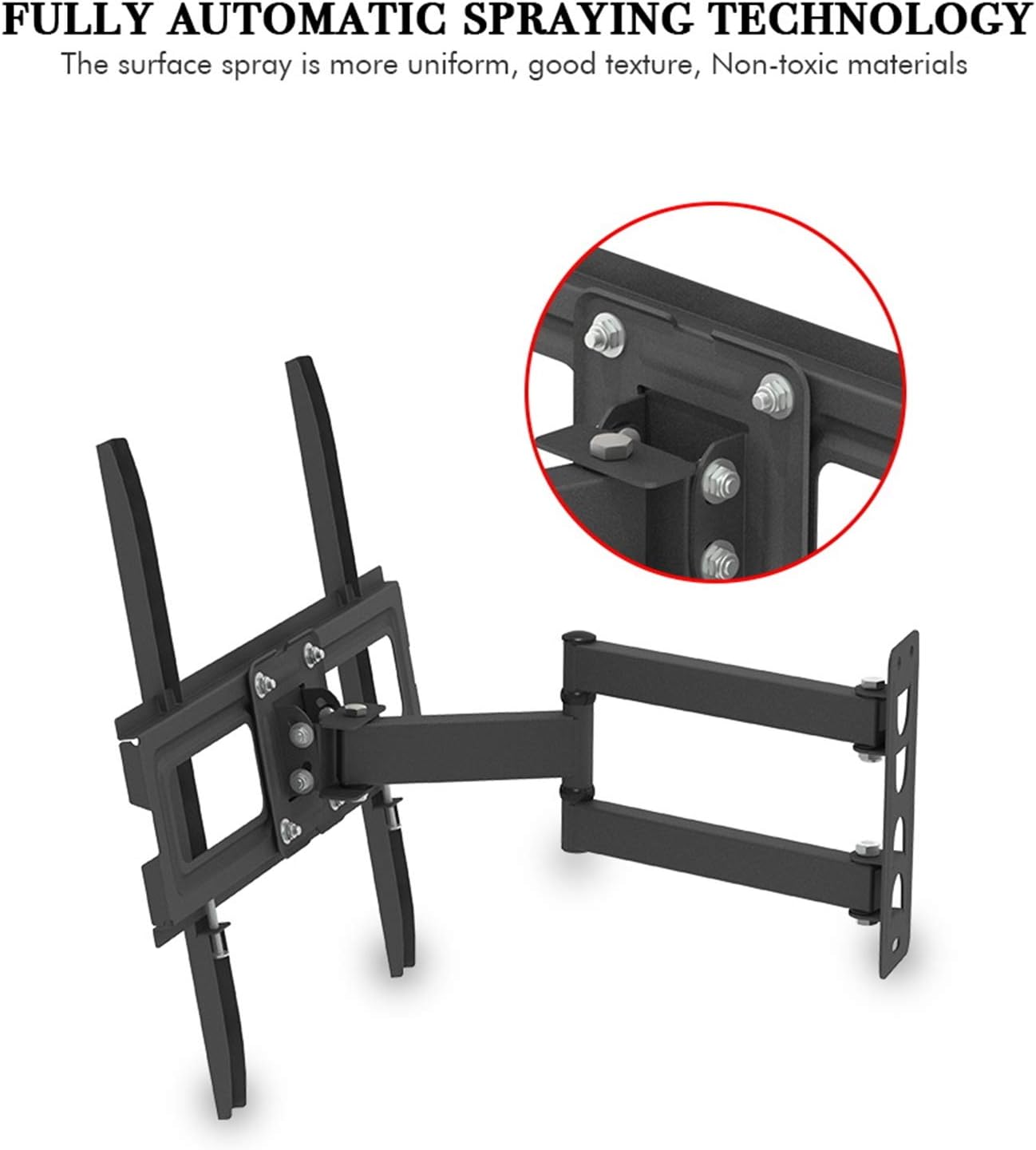 DESIGNSCAPE3D 32-65" 400 400, 35 -10~10 Adjustable TV Stand Mount, VESA * KG Capacity, Tilt