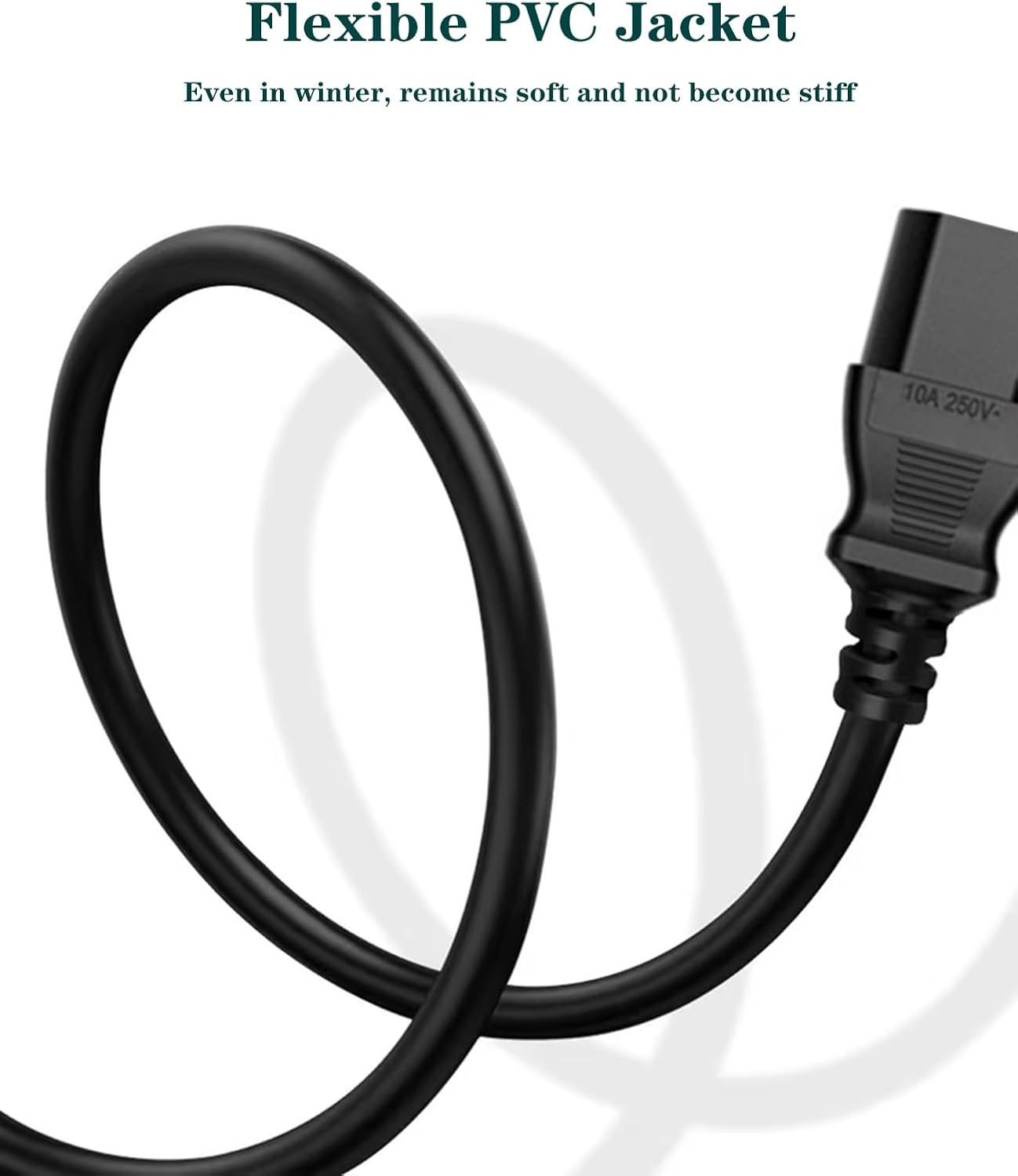 UNIMOSON Cable-10FT Amp Power Cord Compatible with ION Block Rocker, ION Pathfinder, ION Tailgater Bluetooth Speaker