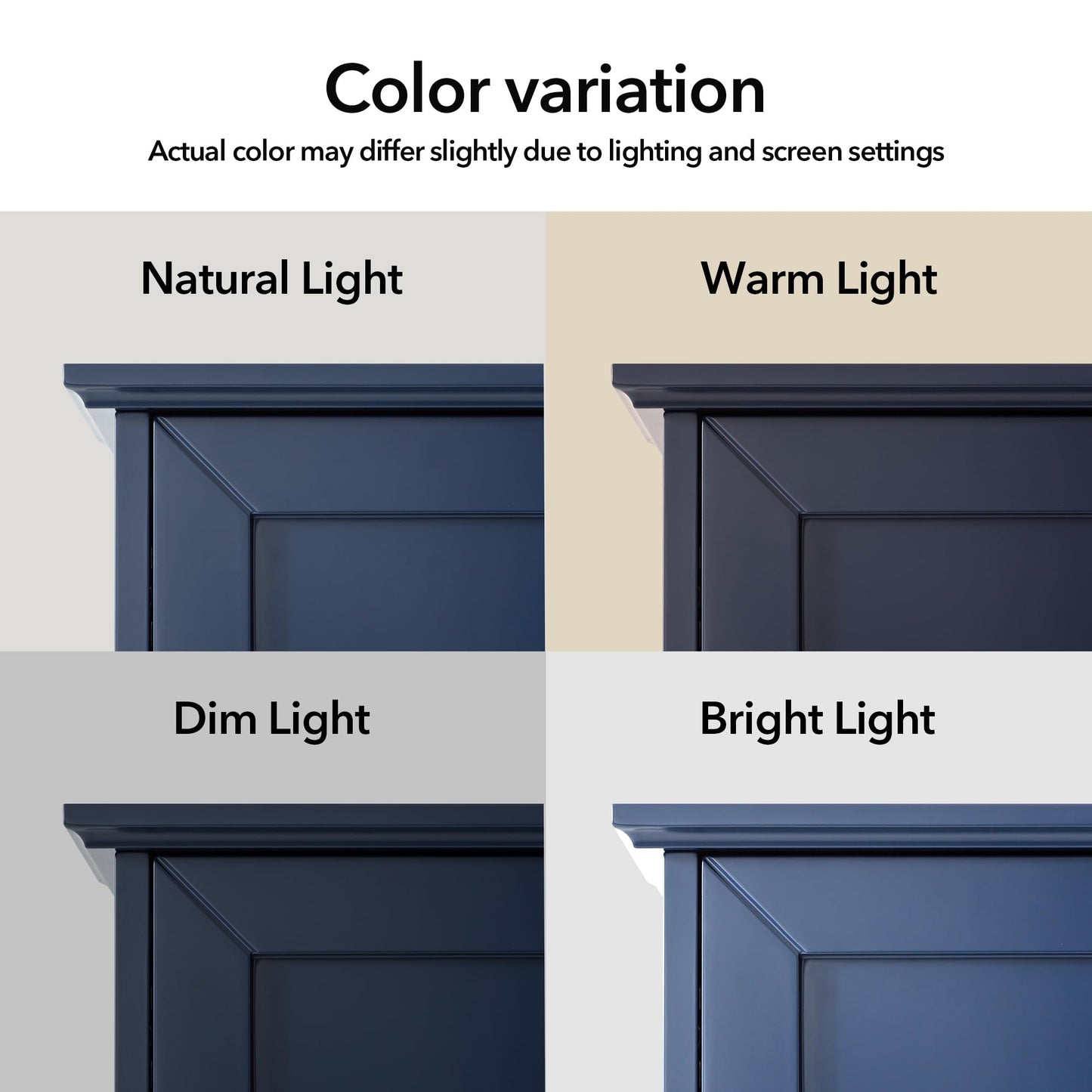 VANIRROR Navy Blue Bathroom Cabinet Wall Mounted with 2 Doors and Adjustable Shelf, 23"x29" Wooden Medicine Cabinet Over Toilet Storage Wall Hanging Cabinets for Bathroom,Bedroom,Kitchen,Laundry Room