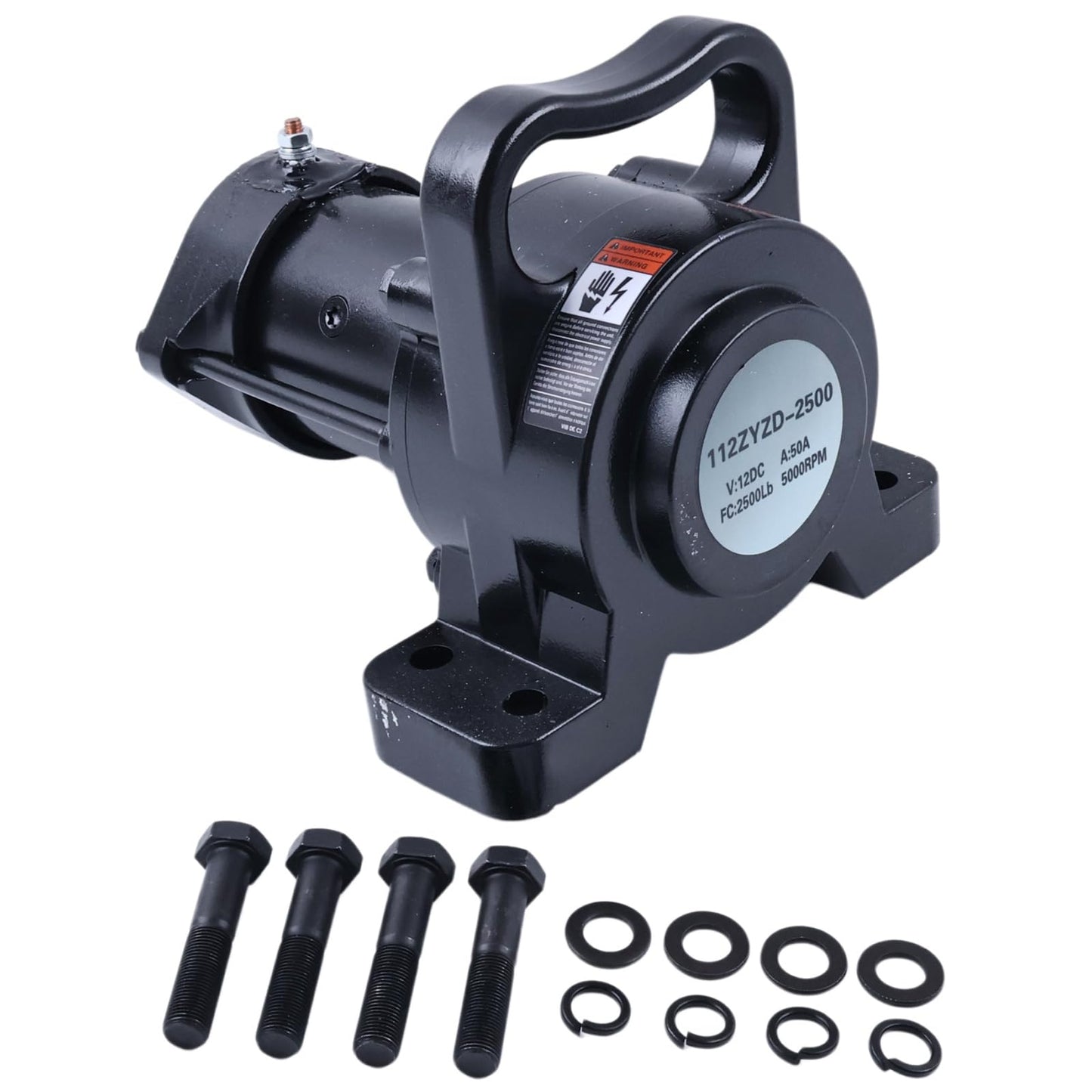 NETYANPI Truck Dump Body Vibrator Motor DBV25001 DC2500 Compatible with Buyers Snow Plows Salt Sand Spreaders for Shaking Out Excess Material in Truck Bed