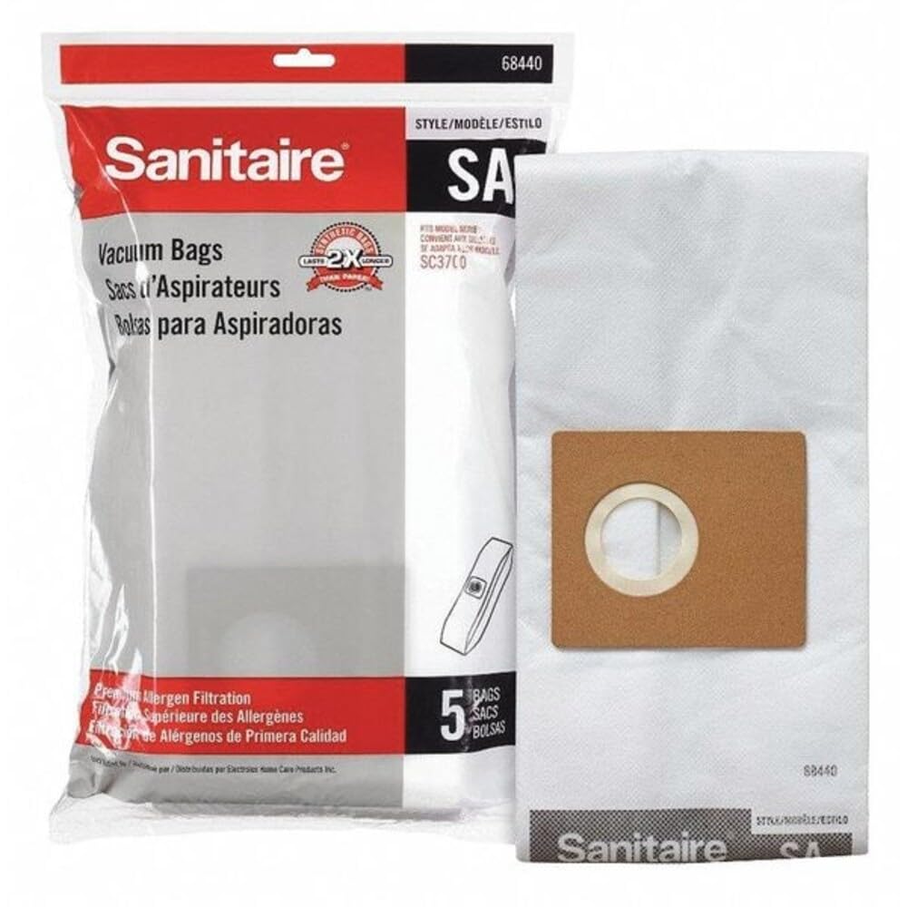 Sanitaire Style SA Disposable Dust Bags for SC3700A, 5/Pack/Carton