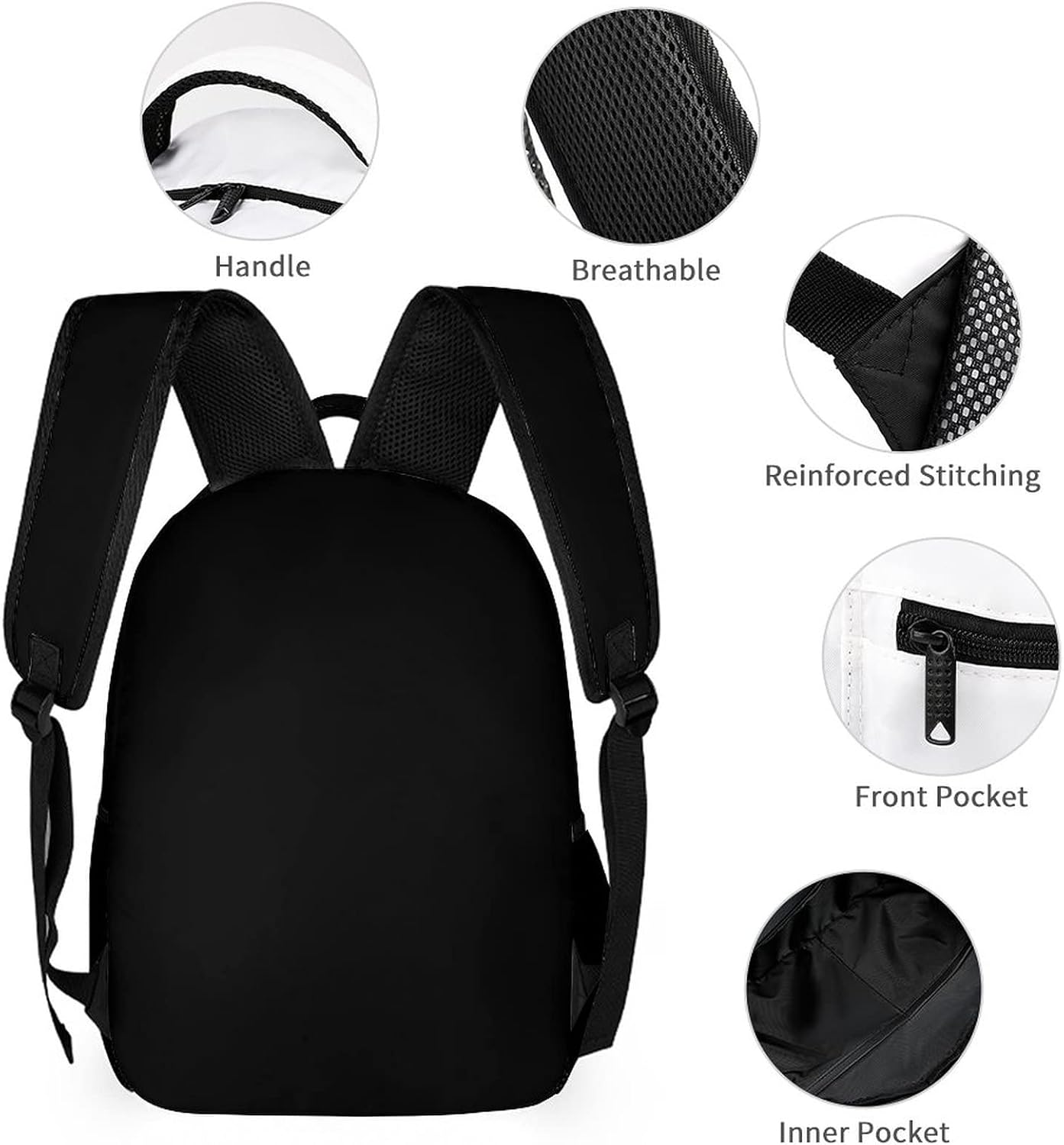 Fiokroo Backpack Backpacks Daypack Video Game Controller Black Background School Bag For Students Teens Men Women