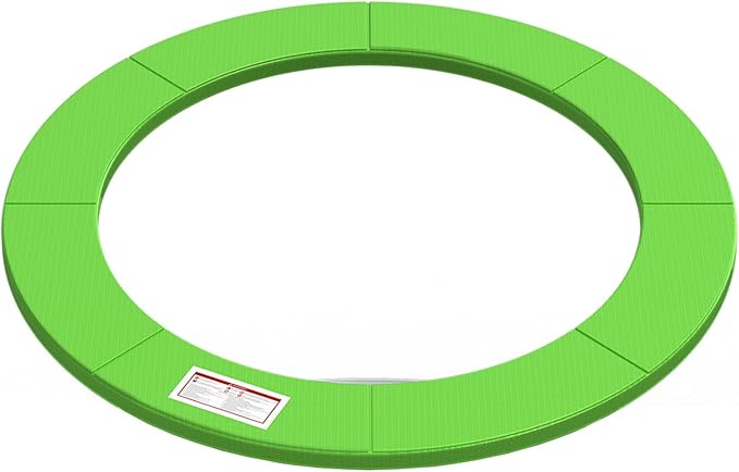 LANGXUN Universal Trampoline Repalcement Safety Pad, 8ft 10ft 12ft 14ft 15ft 16ft Waterproof Surround Spring Foam Cover for Round Frame