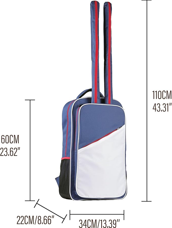 Fencing Storage Bag for Epee Saber and Foil Equipment - Portable Hema Sword Bag Backpack for Fencing Sword Suit and Mask