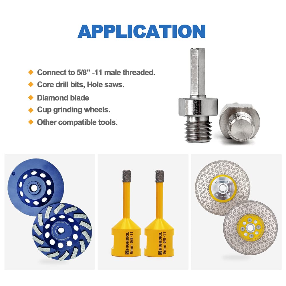 HIGHDRIL 13Pcs Diamond Hole Saw Kit and HIGHDRIL Diamond Drill Bit Set - 4pcs