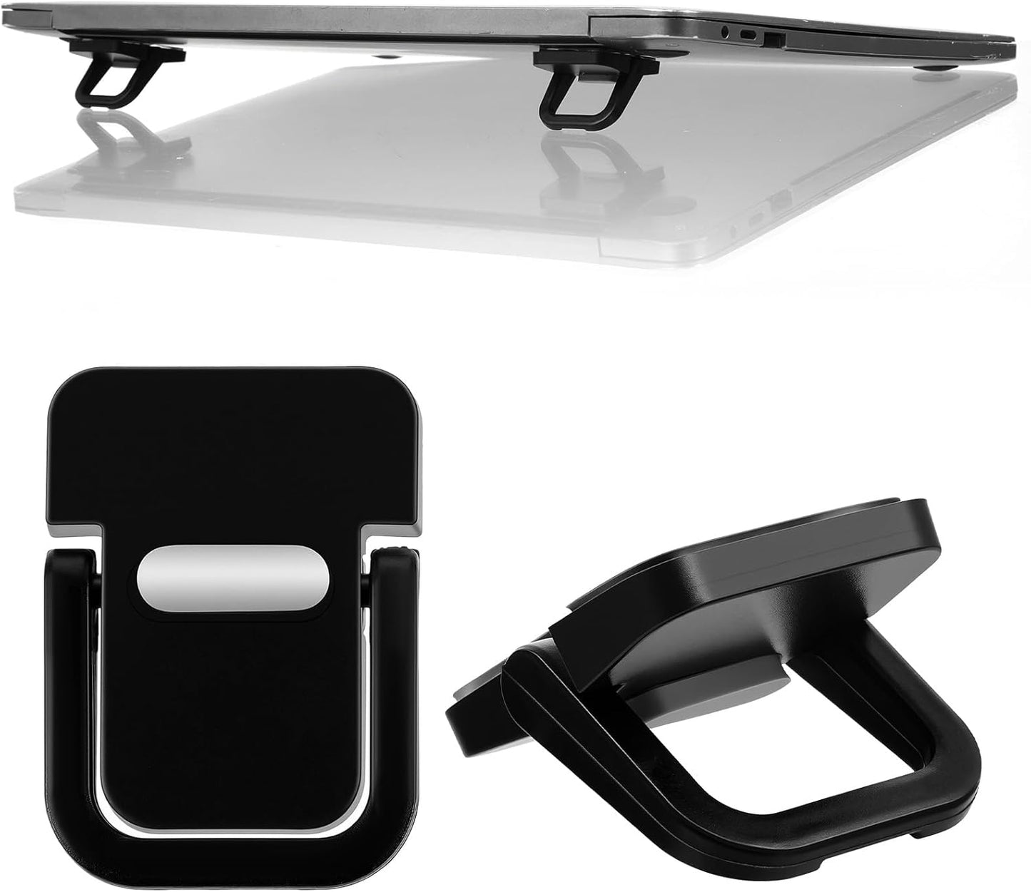 Thrymme 2 2 Settings, PCS Keyboard Riser, Black Keyboard Lifter for Desk Computer Keyboards Stand Lifter with Angle