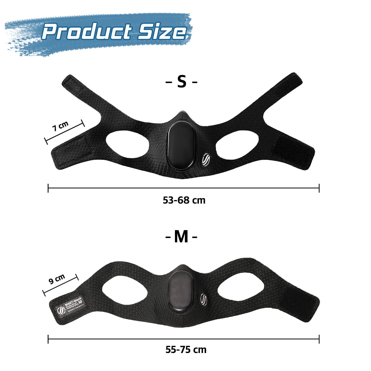 Bigbreathe Brest Mask - Breathing Mask for Exercises, Cardio Workouts, Running, Increase Sports Performance, Workout Tolerance, 9 Resistance Levels, Detachable(S)
