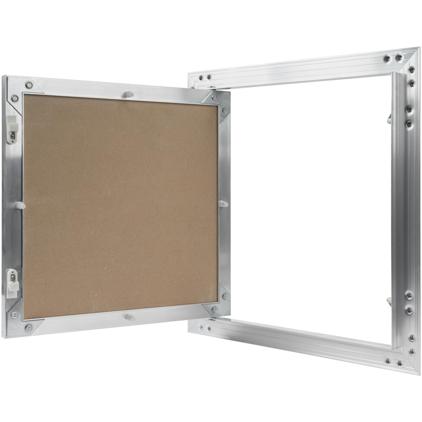 ECOPRO VENT 12" x 12" Waterproof Drywall Access Panel, Tileable and Paintable Ceiling and Wall Access Panel for Drywall, Wire Cover for Wall Covering Panels, Push to Open, Flush-Mount Wall Hole Cover
