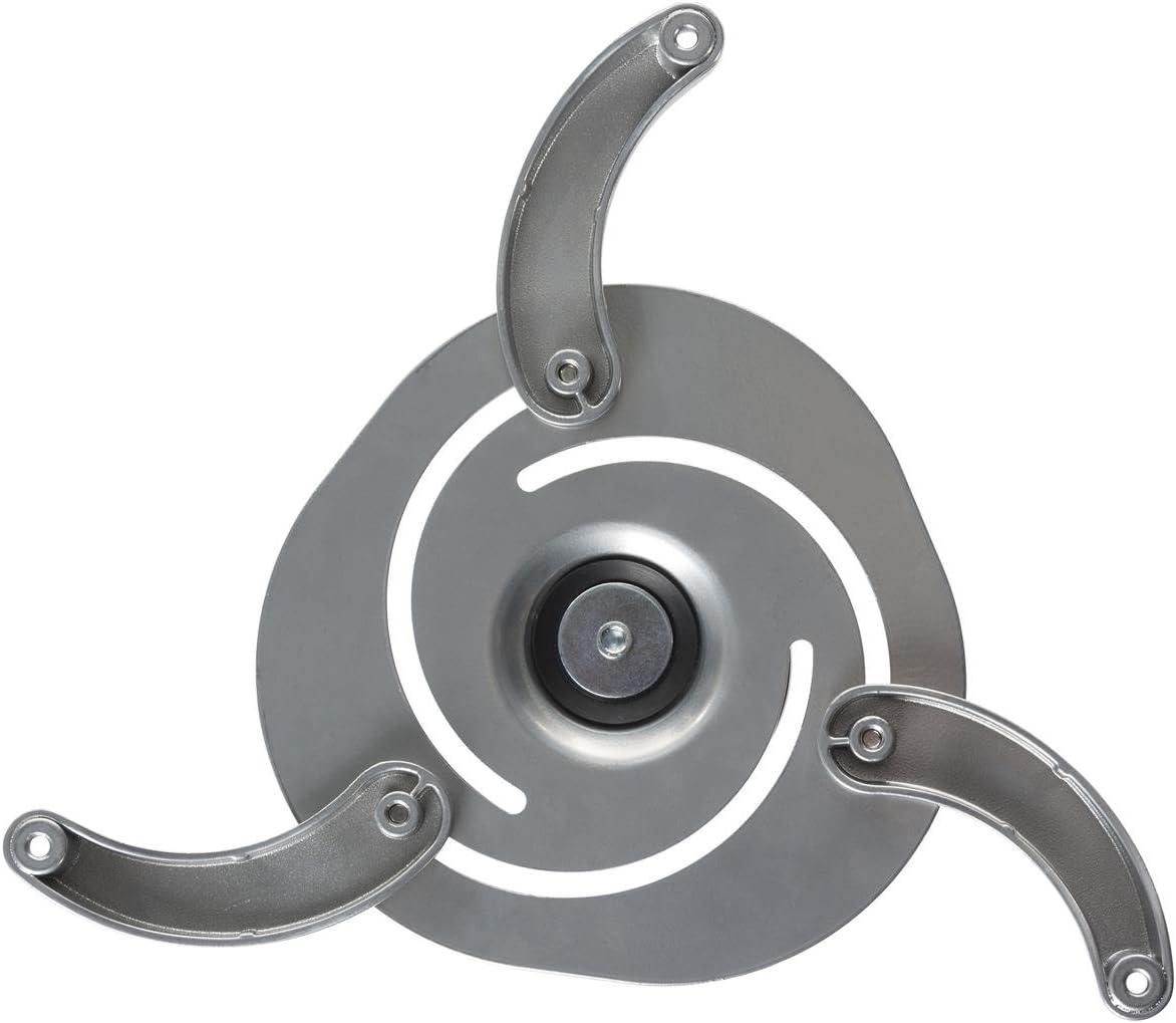 Displays2go 12" (PROJ02SV) Projector Ceiling Mount, Height, Tilt and Rotating, Cable Management
