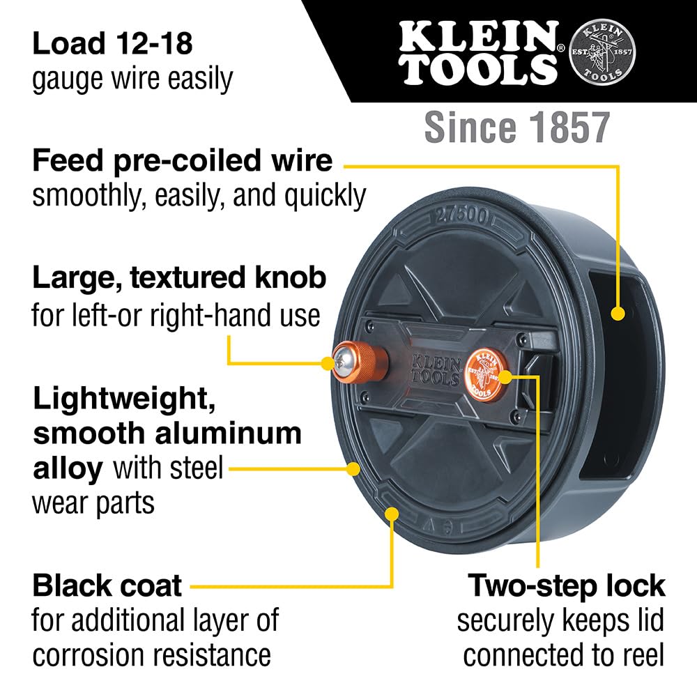 Klein Tools 3-Piece Ironworker Pliers Kit with Tie Wire Reel
