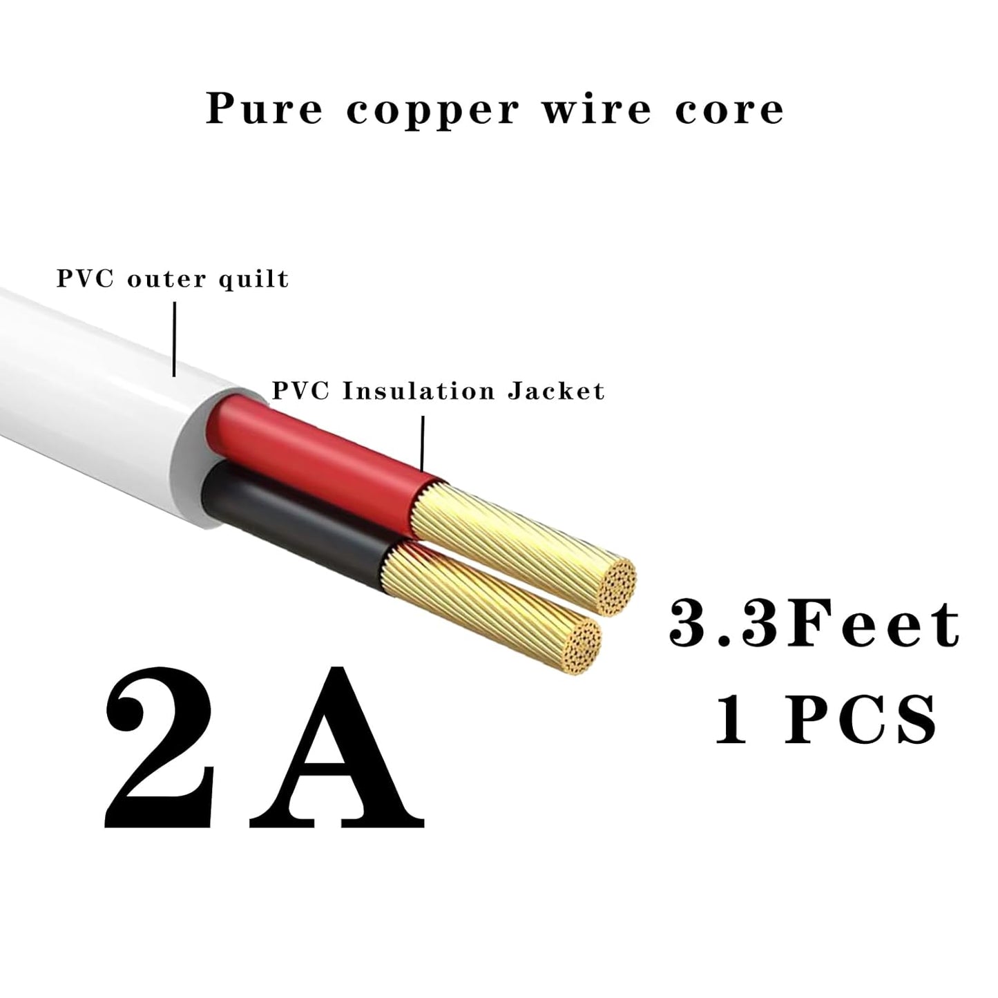 3.5 1.35mm 5V 3.3 2A USB to x Plug Barrel Jack DC Power Supply Cord Cable ft, Fast Charger Charging