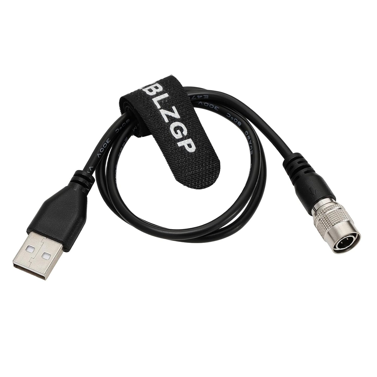 ZBLZGP 4 F4 F8 633 644 688 USB to Pin Hirose Male Power Cable for Zoom Sound Devices Recorders