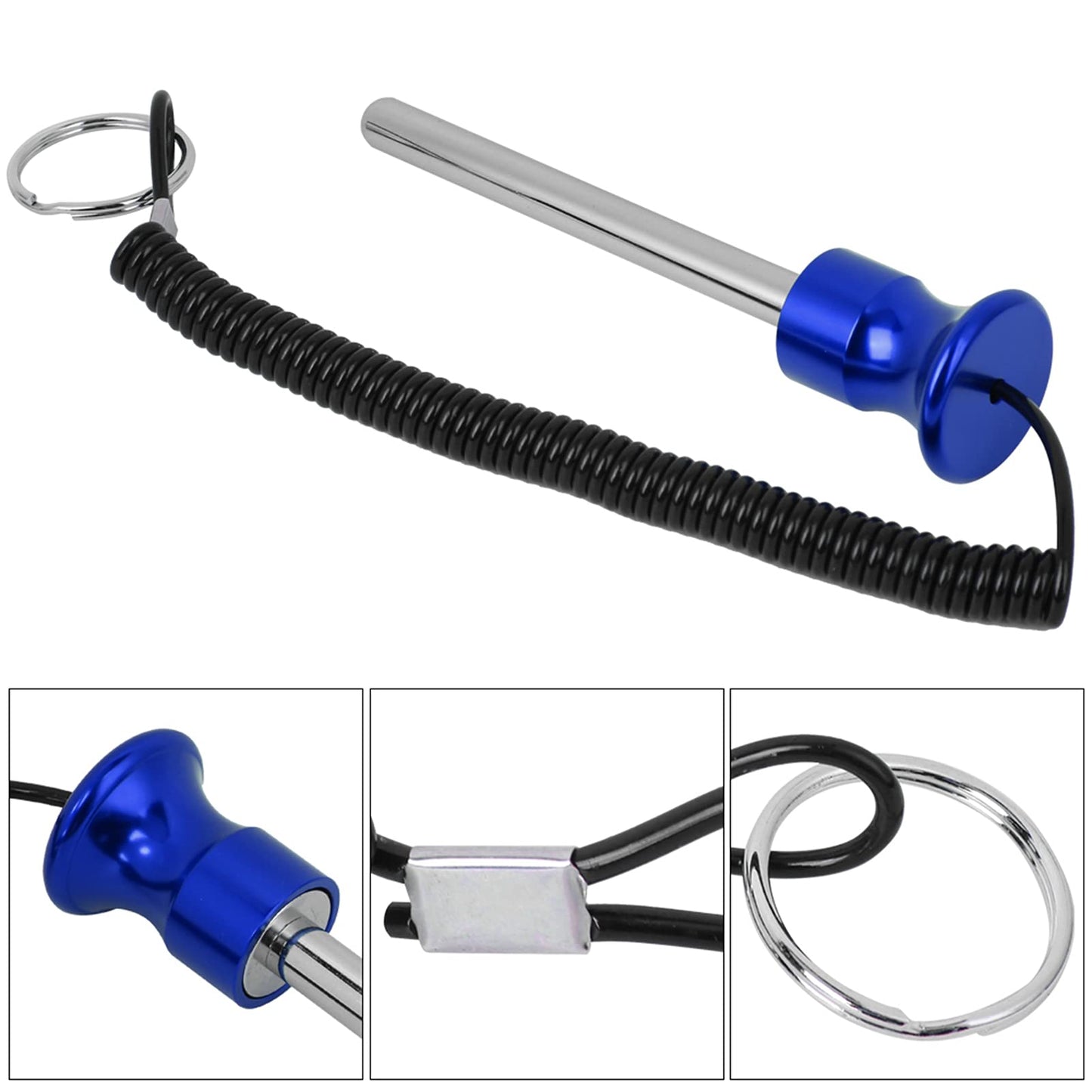 Watris Veiyi Weight Stack Pin, Magnetic Weight Pin, Automatic Drop Set Pins Gym, Weight Machine Pin with Pull Rope, Strength Training Equipment Replacement Weight Pins for Weight Stack Machine