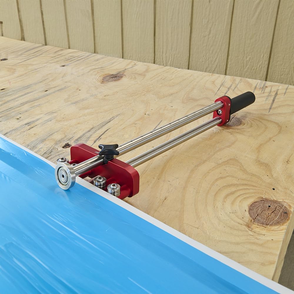 Malco FS1W365 Wide Single-Station Metal Bender| 365mm (14.4") Bend Depth – 0–100° Sheet Metal Bending Tool, Adjustable Rollers, Modular Roofing Bender for Standing Seam & Flashing