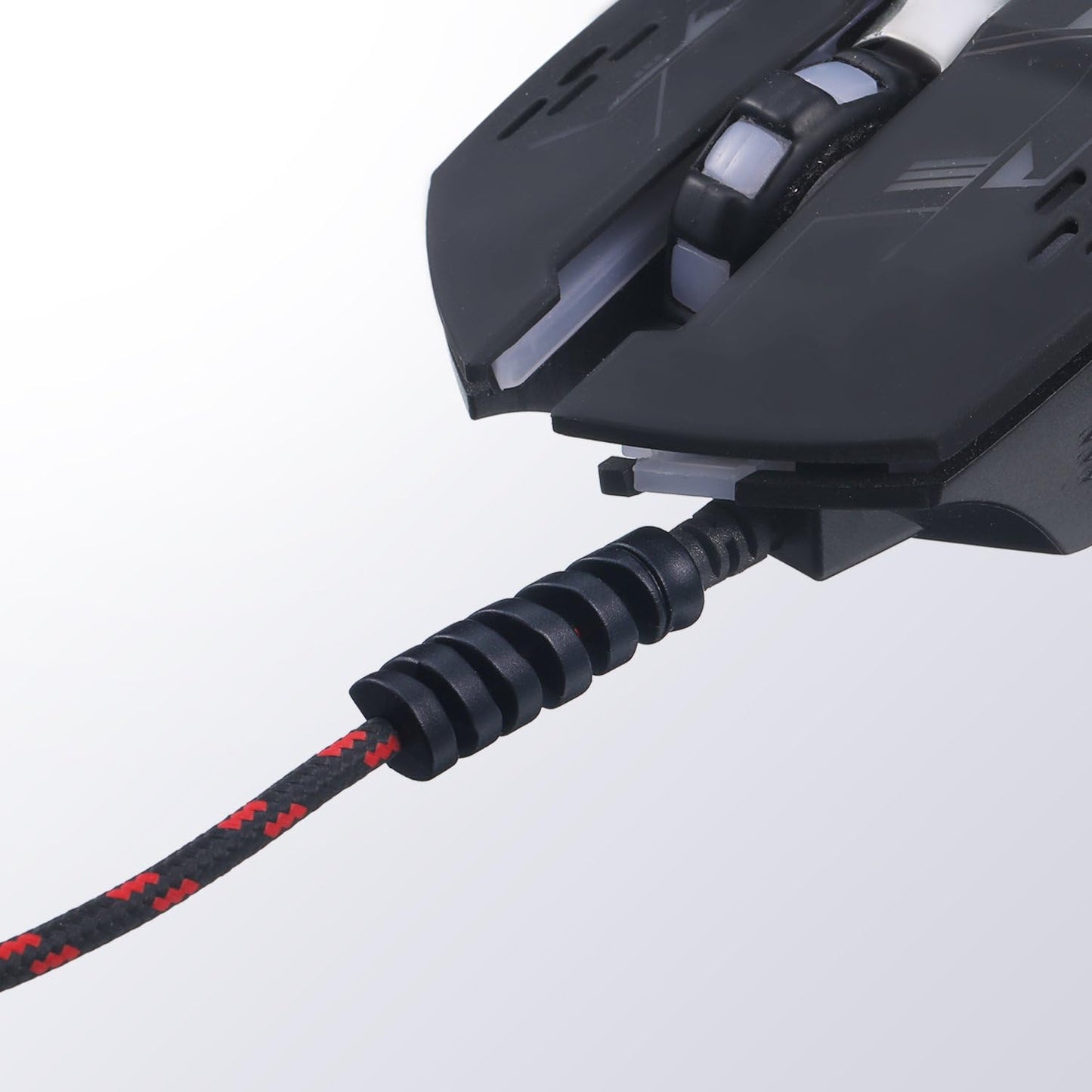 Jetec 24 Pcs Charger Cable Protector,Silicone Flexible Cable Saver,Spiral USB Mouse Wire Protector for Headphone Laptop