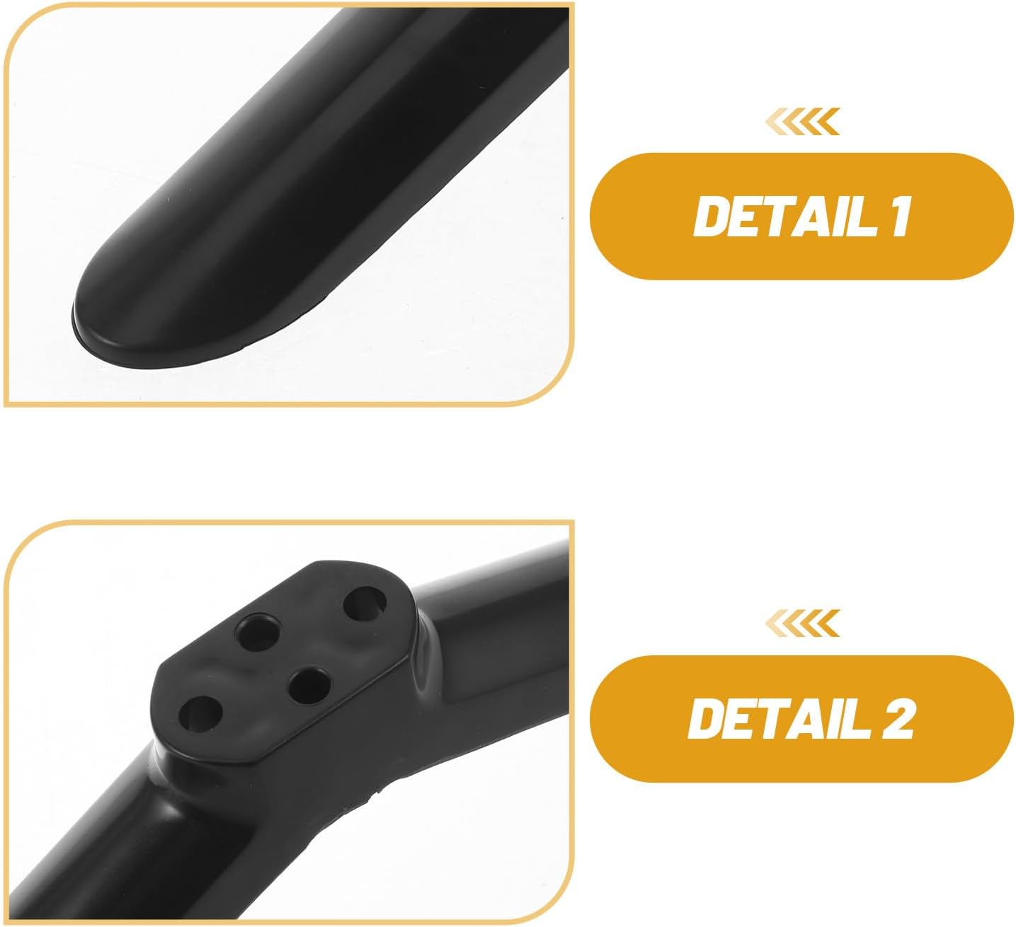 2 40 Inch Pairs TV Stand Replacement Legs with Screws, Non-Slip Support Feet Compatible with Flat Screen TVs, Tabletop
