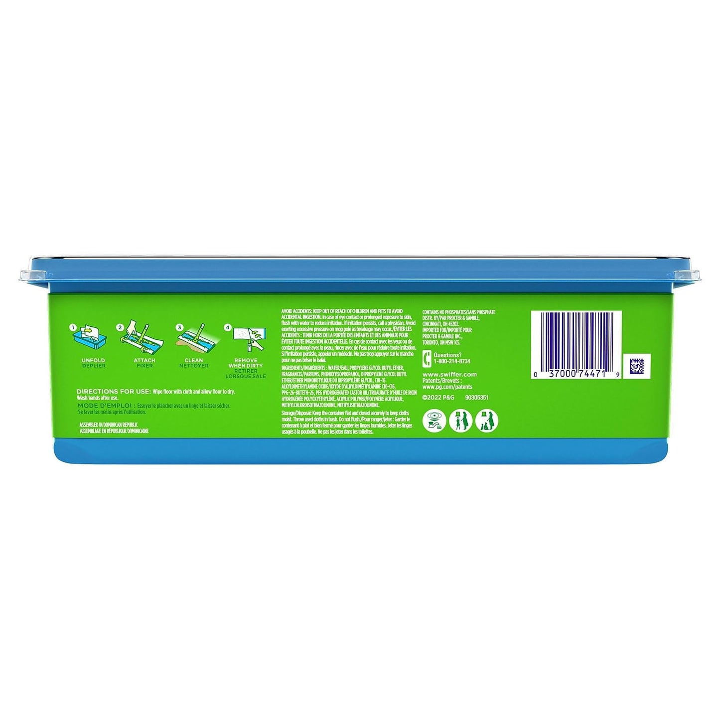 Swiffer Sweeper X Large Wet Mopping Cloths, Open Window Fresh, 12 Folded Sheets