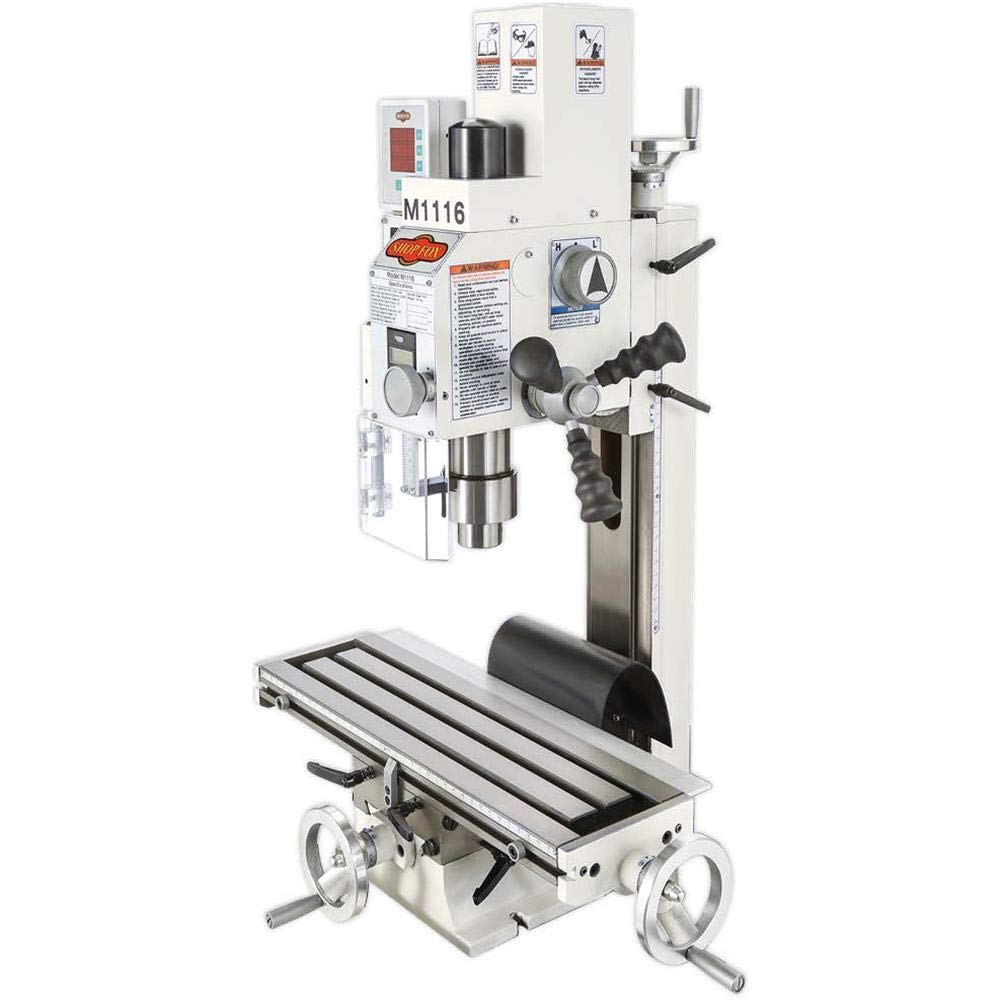Shop Fox M1116 Variable-Speed Mill/Drill with Digital Readout