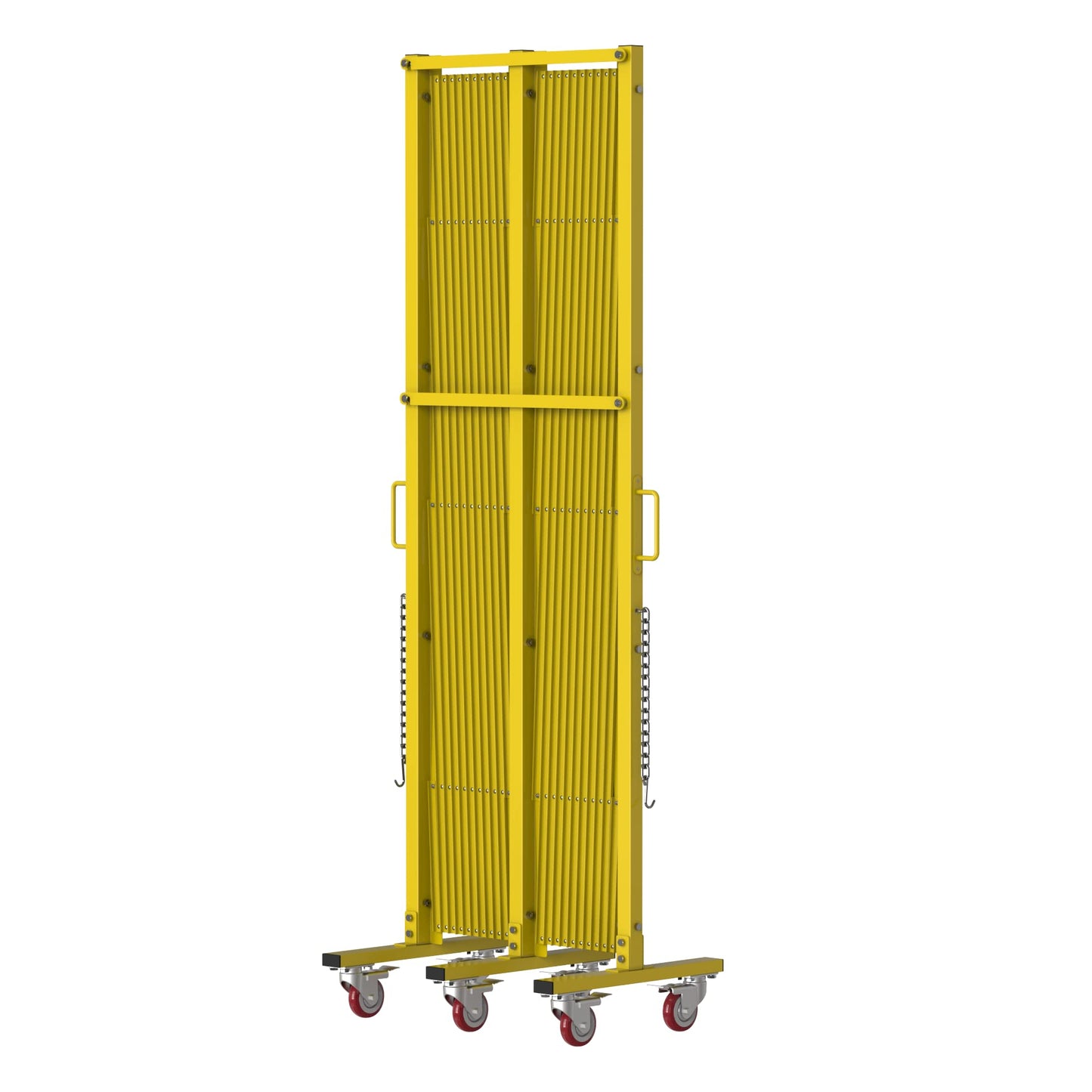 Trafford Industrial Heavy-Duty Expandable Metal Safety Gate Barrier (72.5" H x 20' W, Expands to 20 ft)