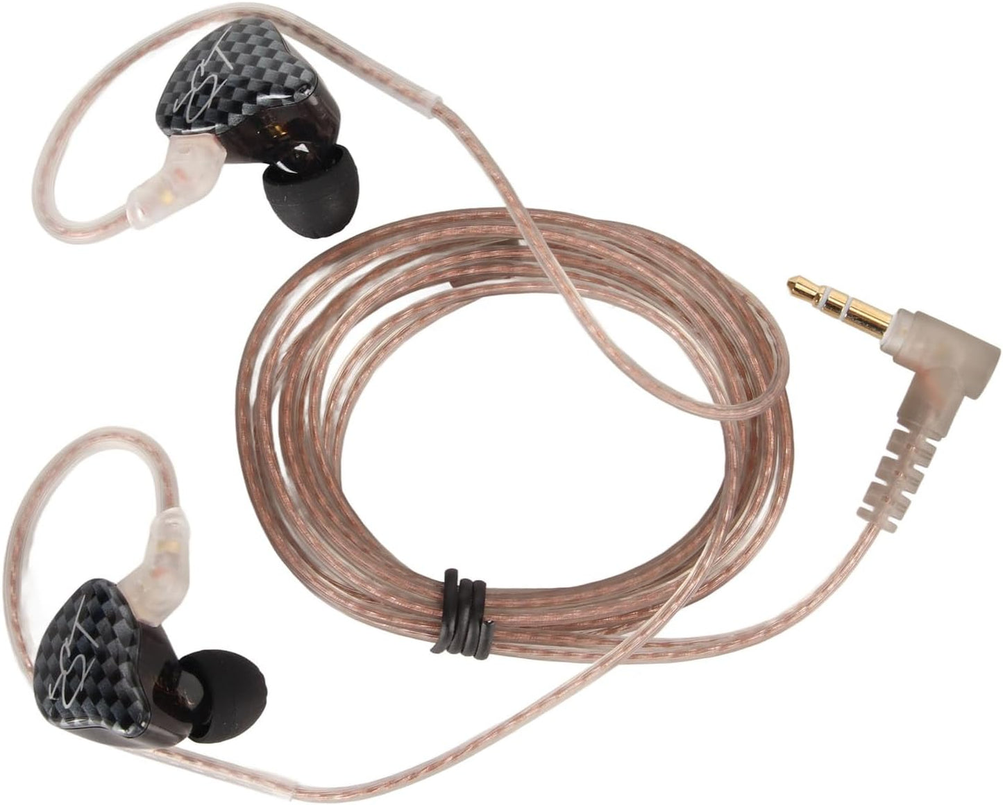 3.5mm 0.75mm 1BA 1DD Mp3 ASHATA Monitor Earbuds in Ear Monitor Headphones with Detachable Cable Right Angle Plug Pin