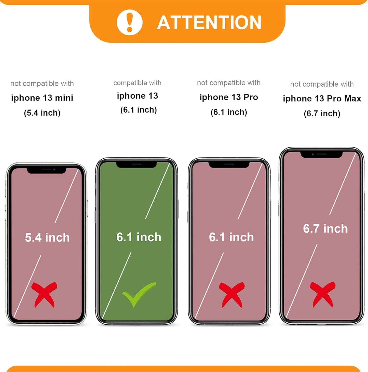 Bocasal 13 6.1 Inch Wallet Case for iPhone Compatible with MagSafe Magnetic RFID Blocking Detachable Premium PU Leather