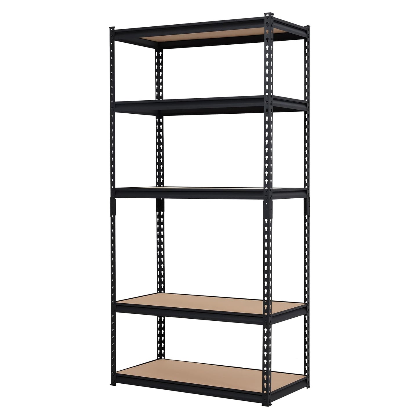 Garvee 5-Tier Heavy Duty Storage Shelves with 2000 LBS Capacity, Adjustable Metal Shelving Rack for Garage, Kitchen, Pantry, Basement, Bathroom, Laundry Room Organization, 48" D x 24" W x 71" H