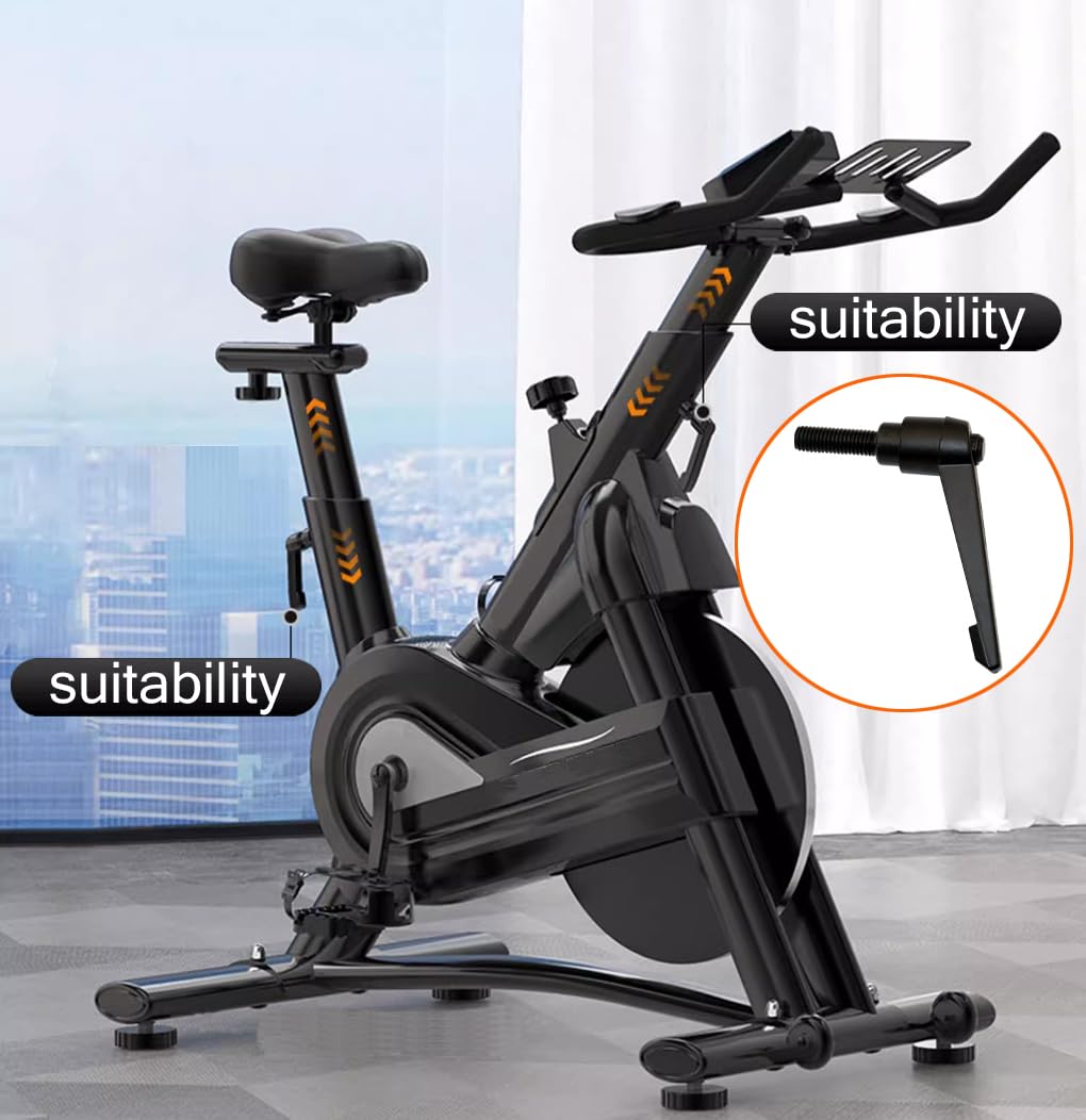 MOSKAV Sports Bike seat Height Adjuster seat/Fitness Sports Bike seat Handle, Suitable for Replacing The Fixing Screws of Peloton seat up and Down Adjustment., black