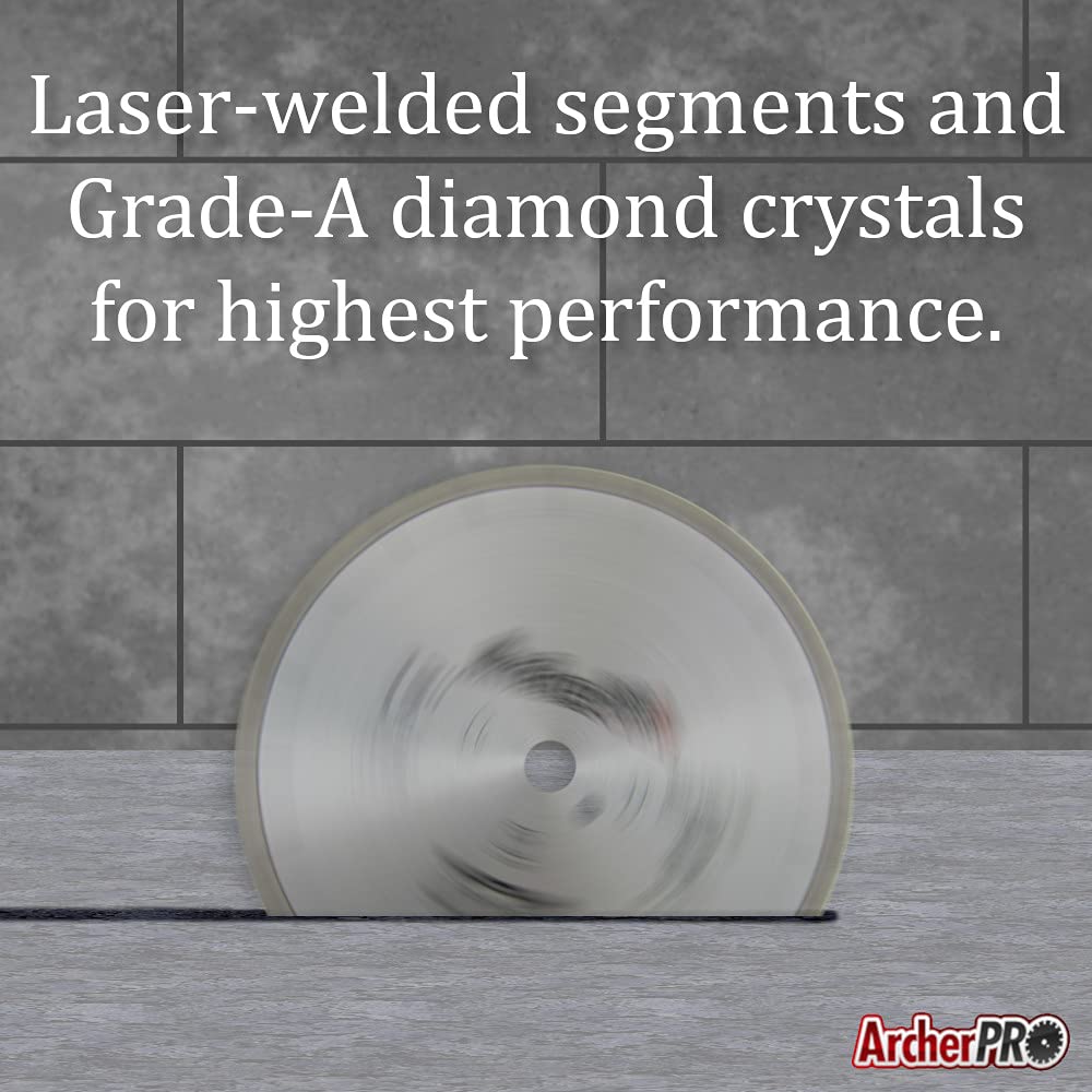 Archer PRO 18" in. Turbo Diamond Saw Blades for Fast Reinforced Concrete Cutting and Cured Concrete Cutting. for Cut-Off saws and Walk-Behind saws up to 13 HP.