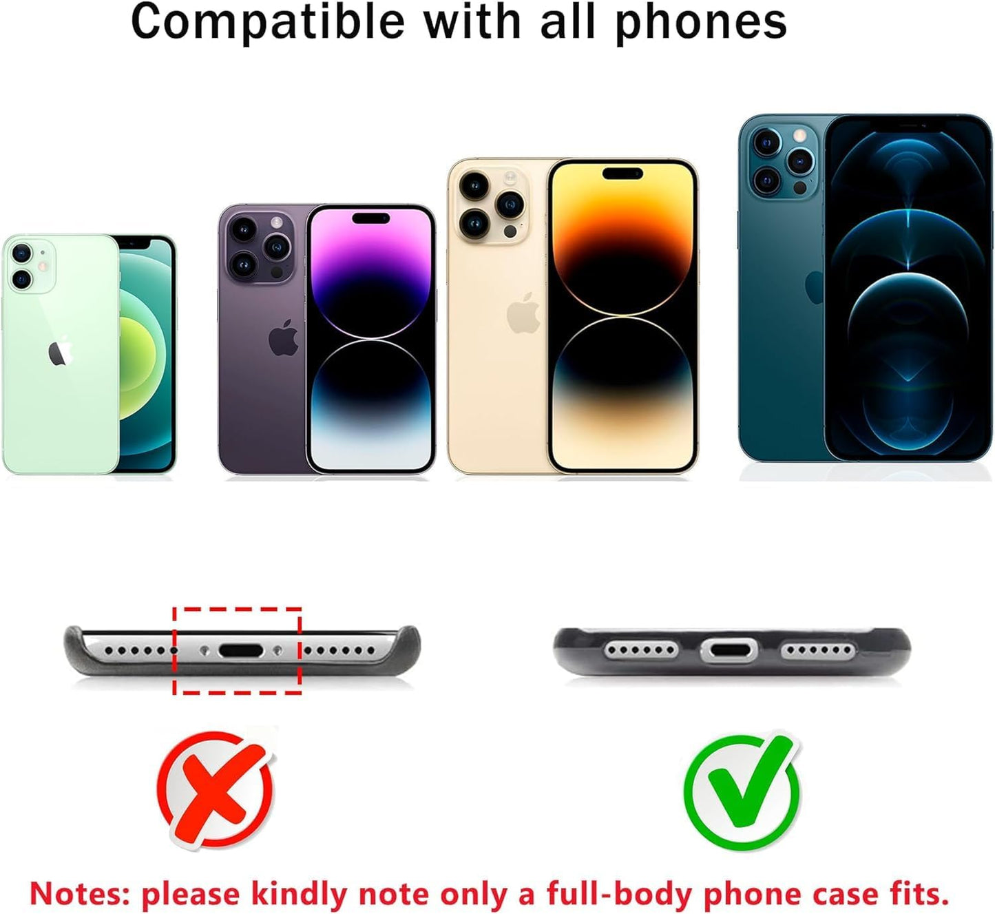2 2pcs Pads Phone Lanyard Adjustable Crossbody Cell Phone Neck Strap Universal Mobile Phone Wrist Lanyard + Patch