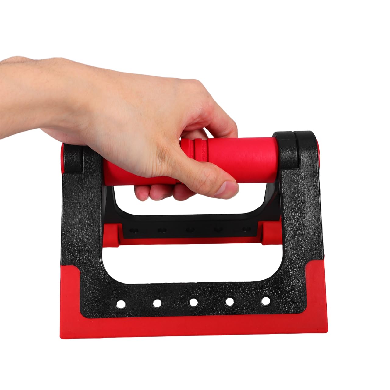 Toddmomy Foldable Push-up Stand Pair Portable Exercise Handles for Home Strength Training Compact Push up Bars for Floor Workouts with Rotating Arm Support 6.3 Inch Fitness Equipment